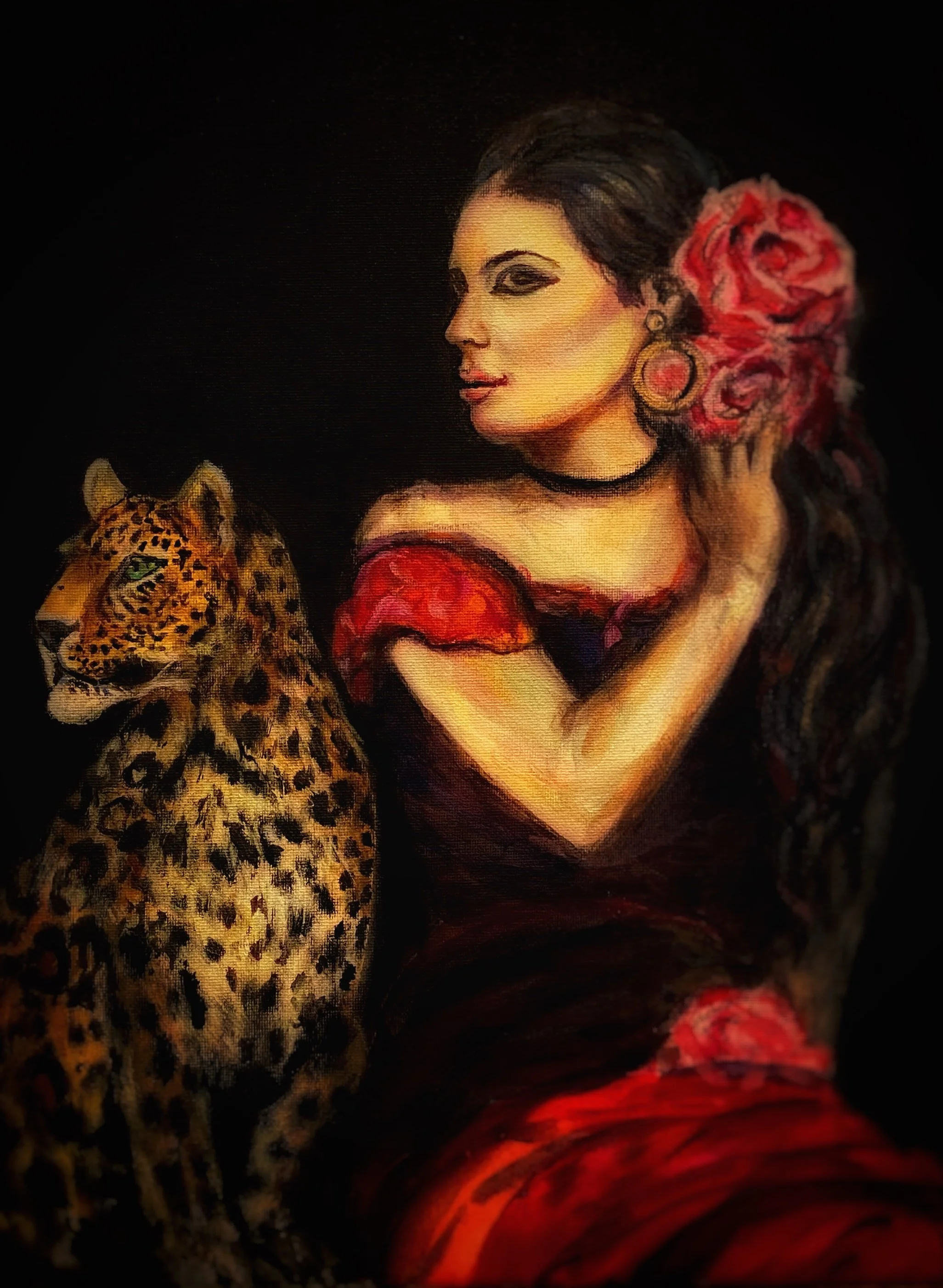   Her fiery passionate flame Burns with no guilt or shame  