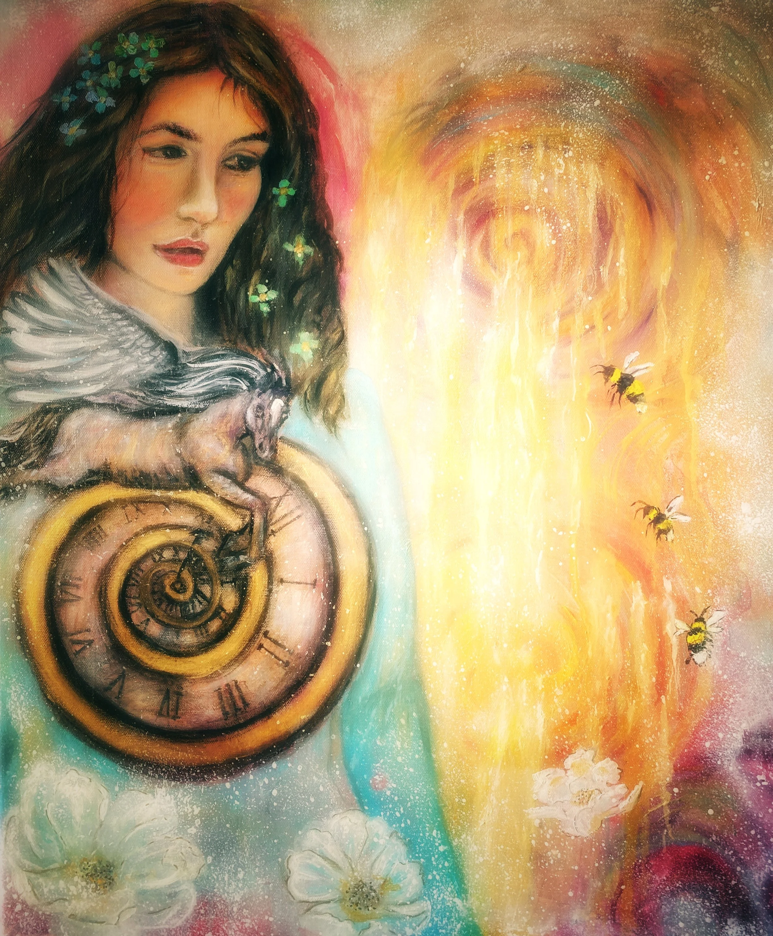   “Breaking free from the illusion And coming home to her dreams.”   