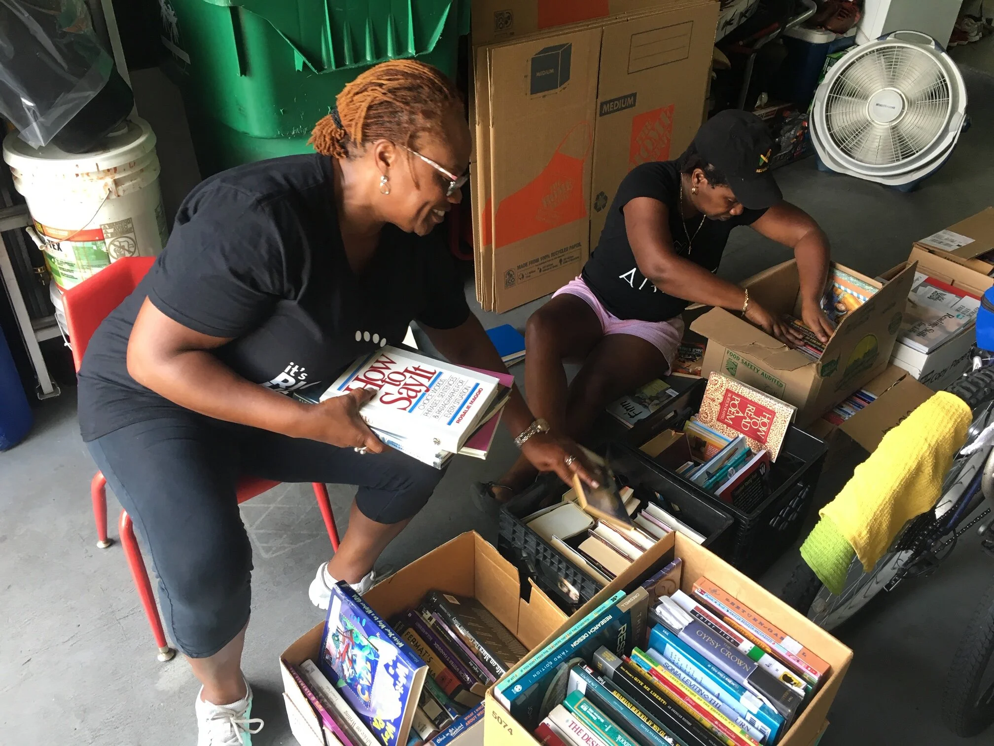 Sorting & Packing Books