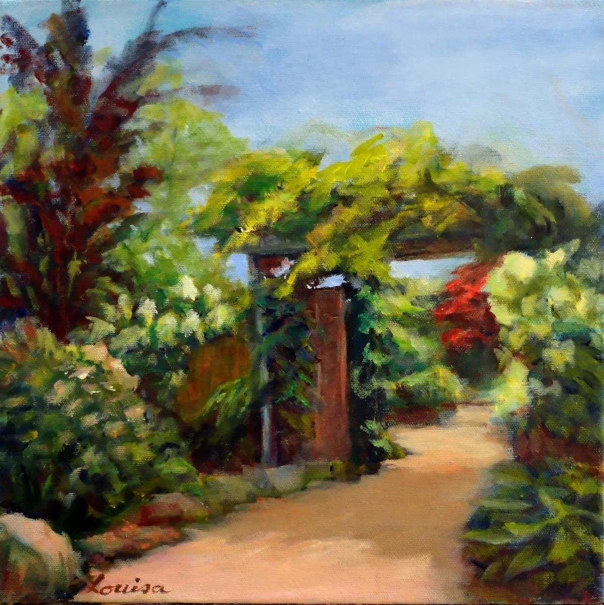 Going through the Trellis - Edwards Gardens