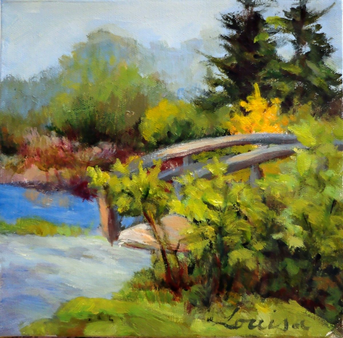 Cross the Wooden Bridge - Edwards Gardens