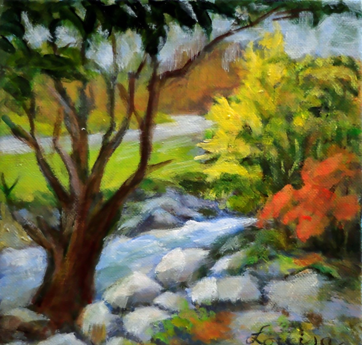 Standing next to the Brook - Edwards Gardens