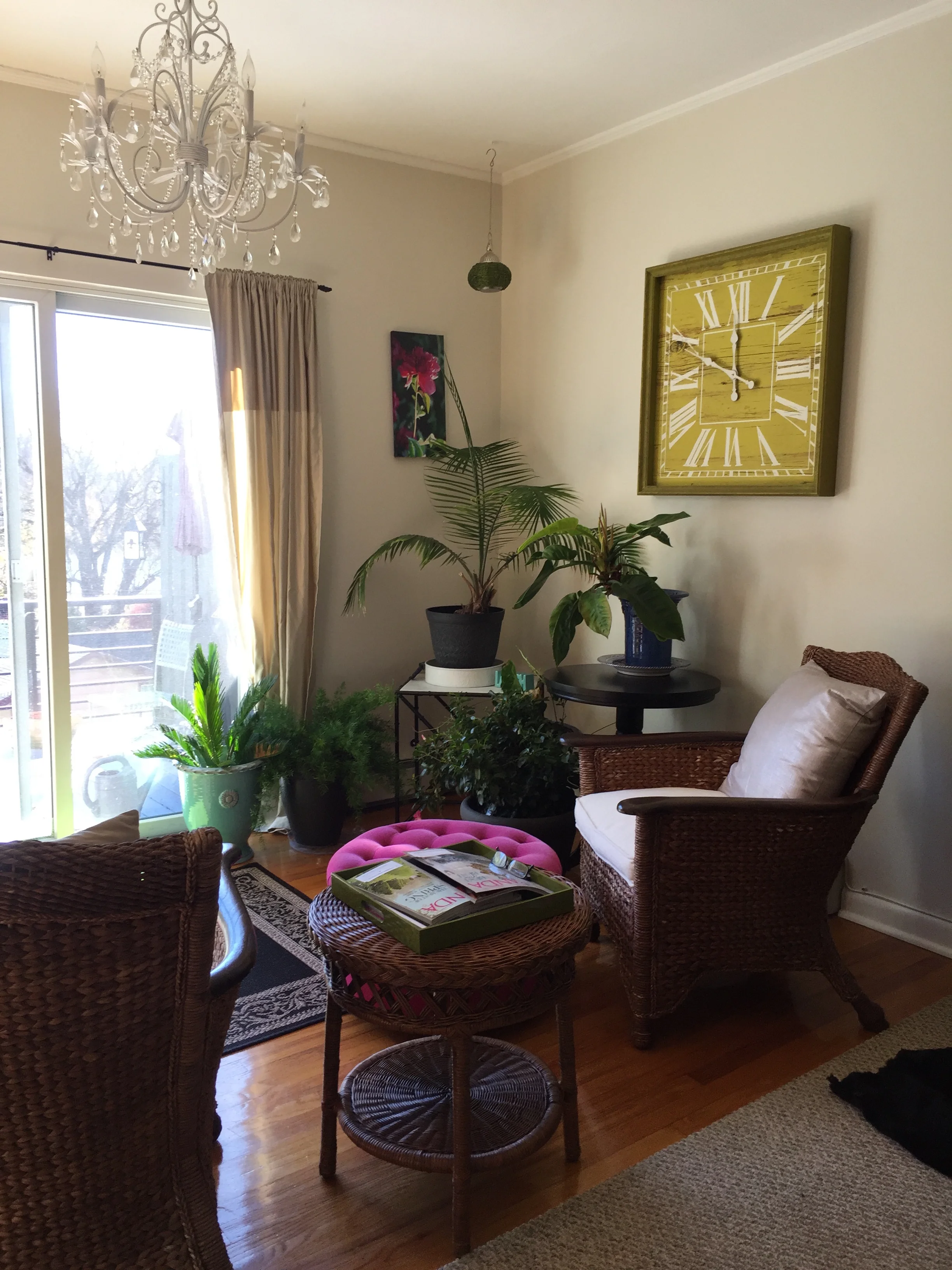This is the room before.