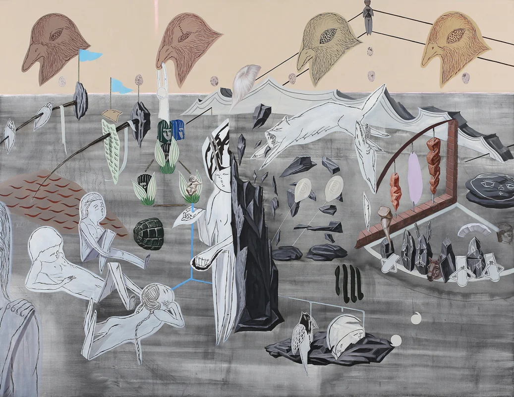 Your mass 2014, Oil on canvas, 112x146cm