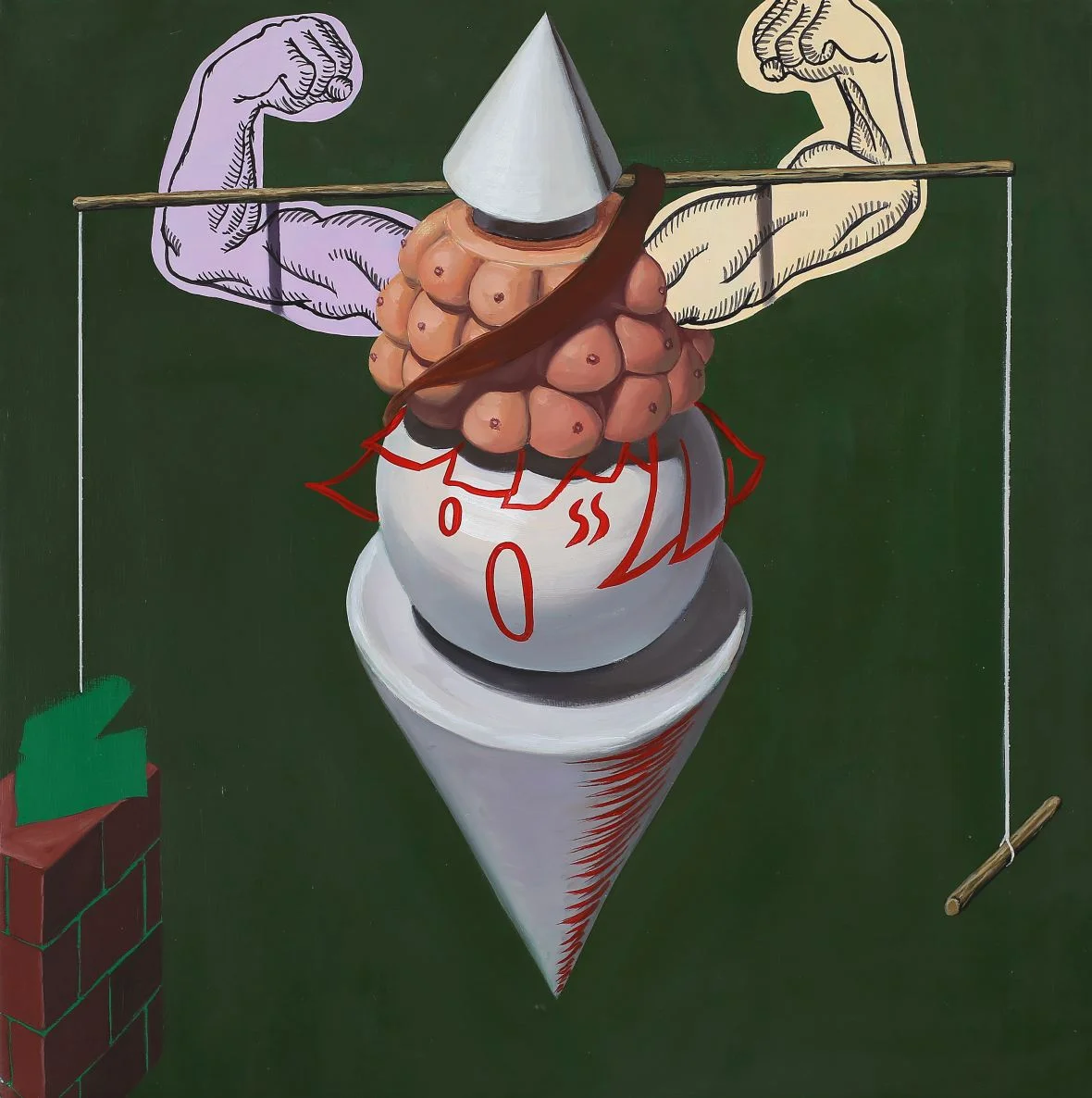   Untitled    2014, Oil on canvas, 30x30cm  