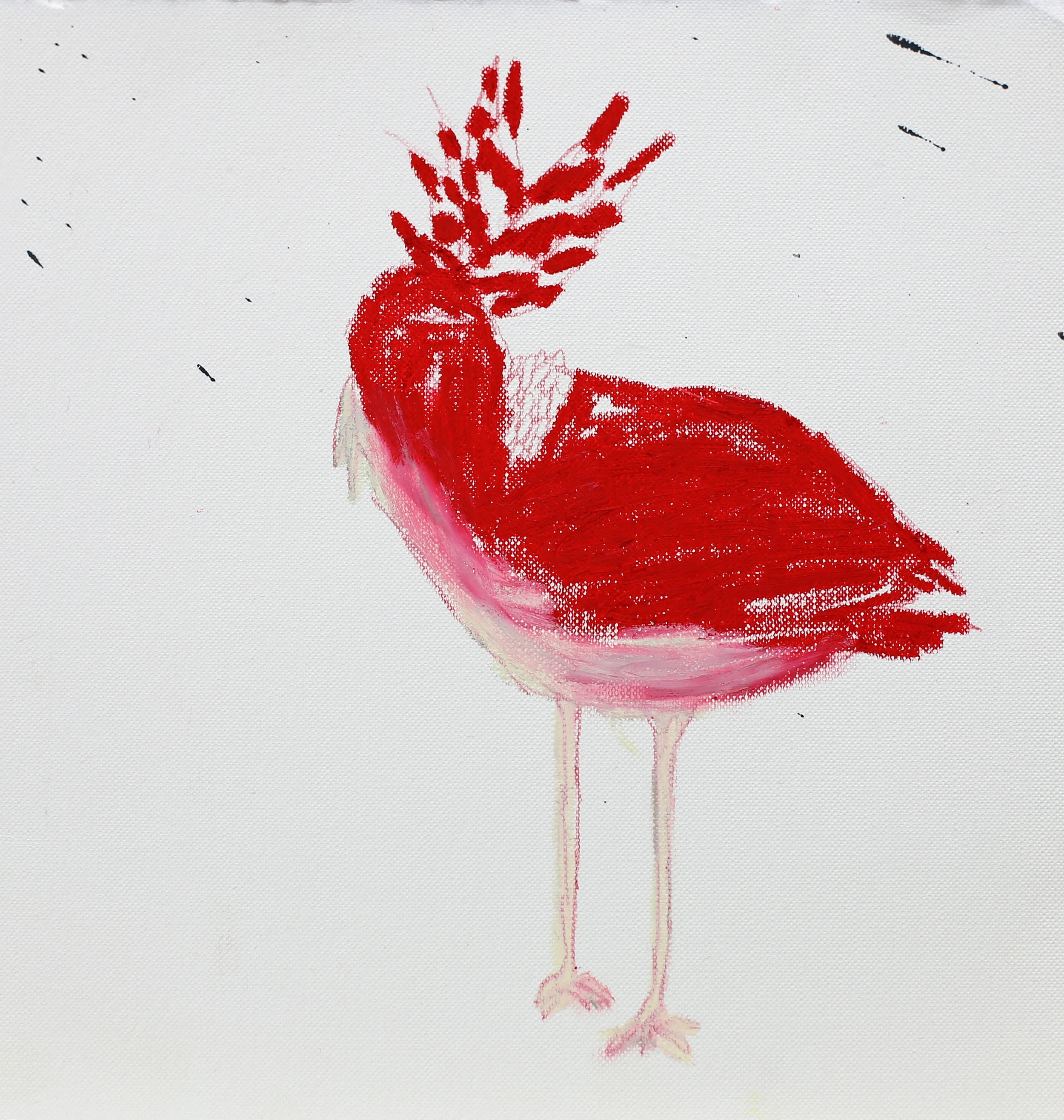   Vulnerable drawing #172    2013, Oil pastel, coloured pencil on terra paper, 22x21cm &nbsp;  