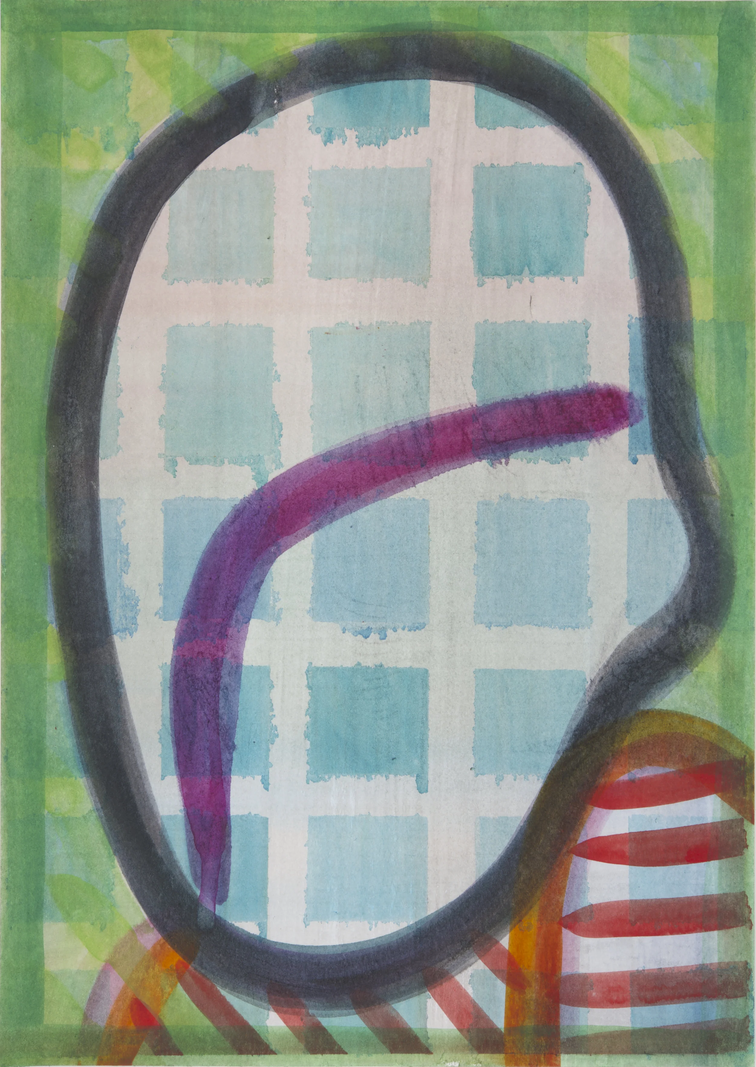 Common person (V/P #36) 2016, Watercolour on paper, 30x21cm 