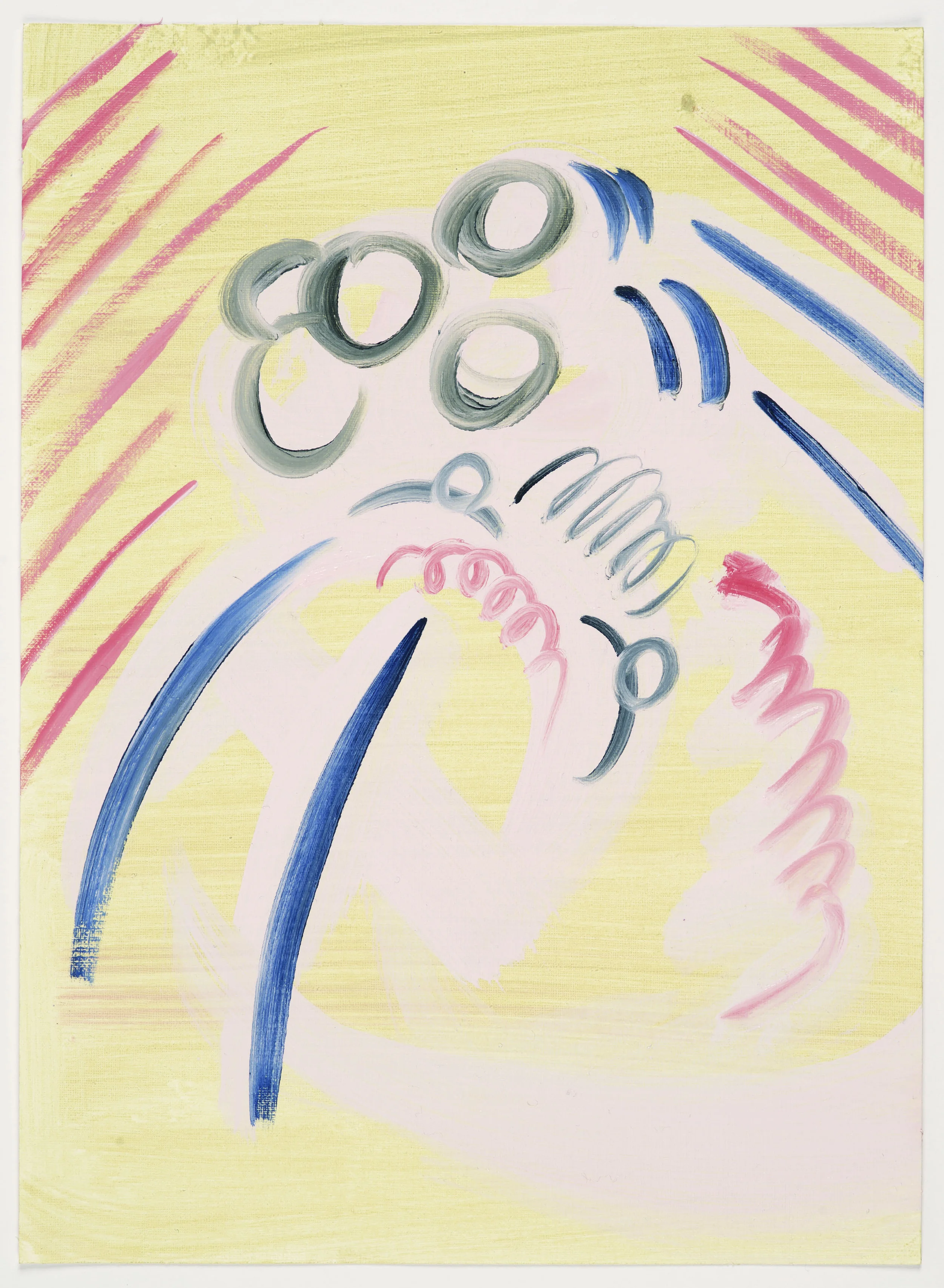 Folly (V/P #14) 2017, Oil on paper, 33x24cm