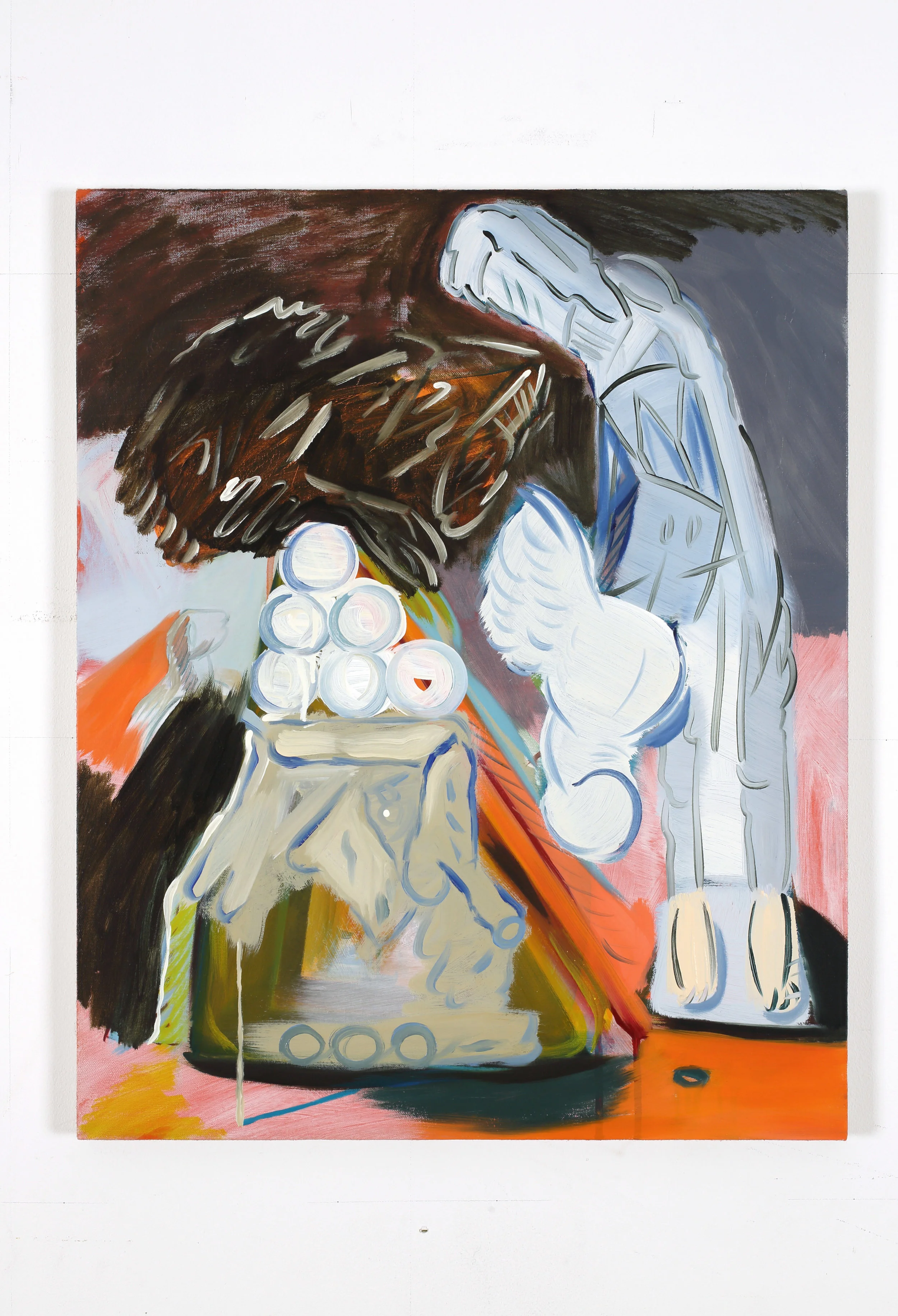 Shapeless trophy 2019, Oil on canvas, 65x53cm