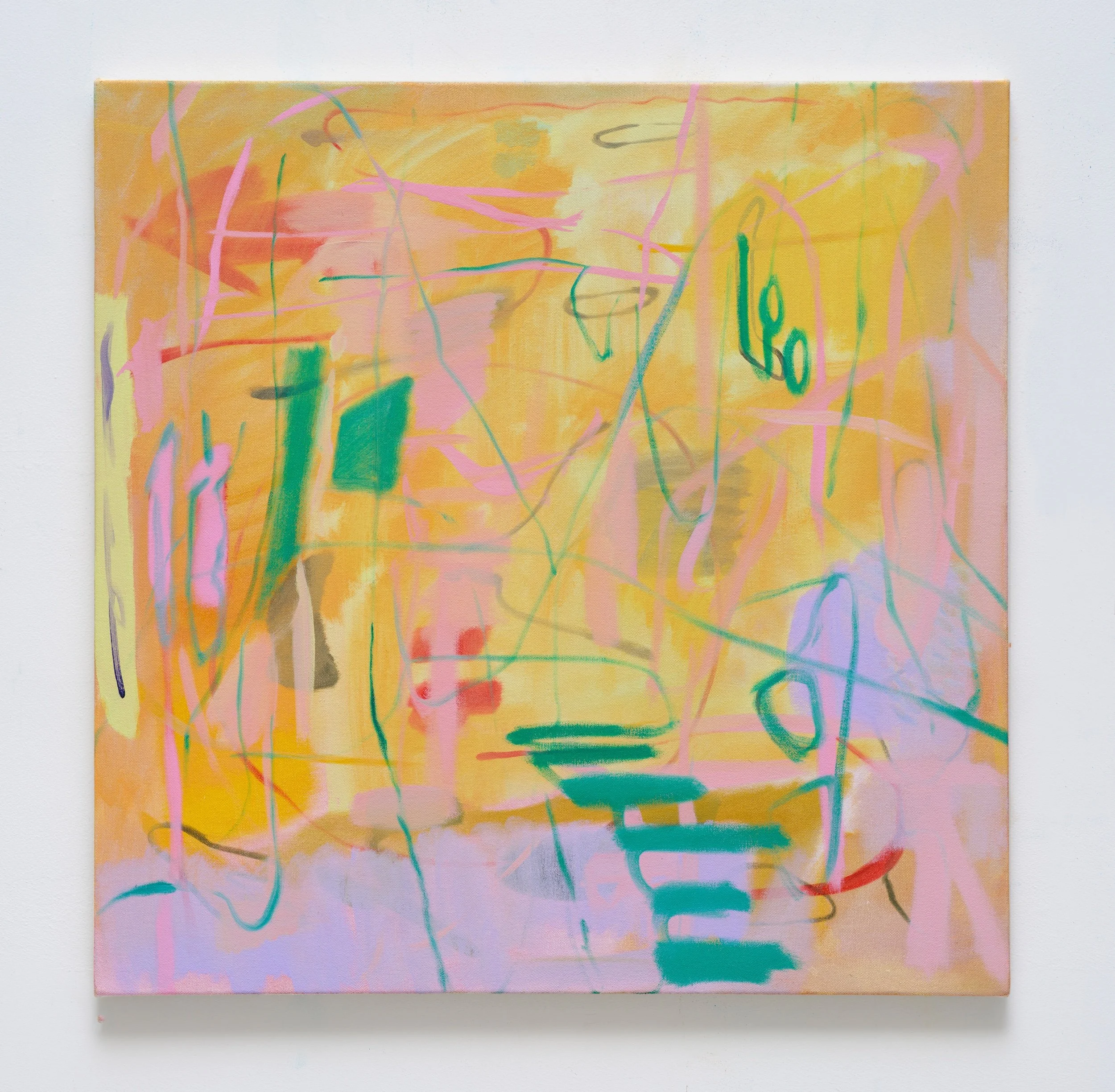 Picture 2-7 2022, Oil on canvas, 73x73cm