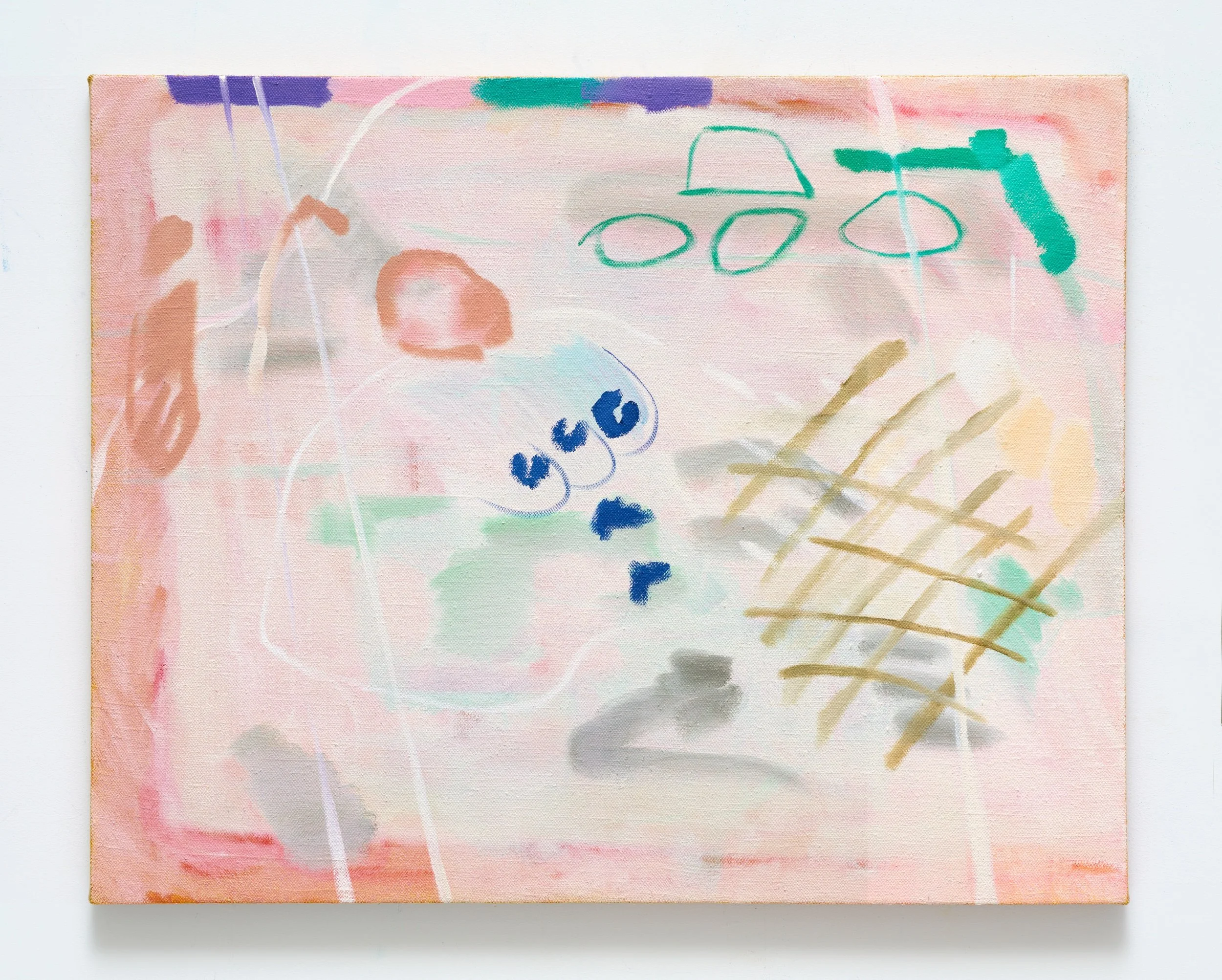 Picture 2-6 2022, Oil on hemp, 73x91cm