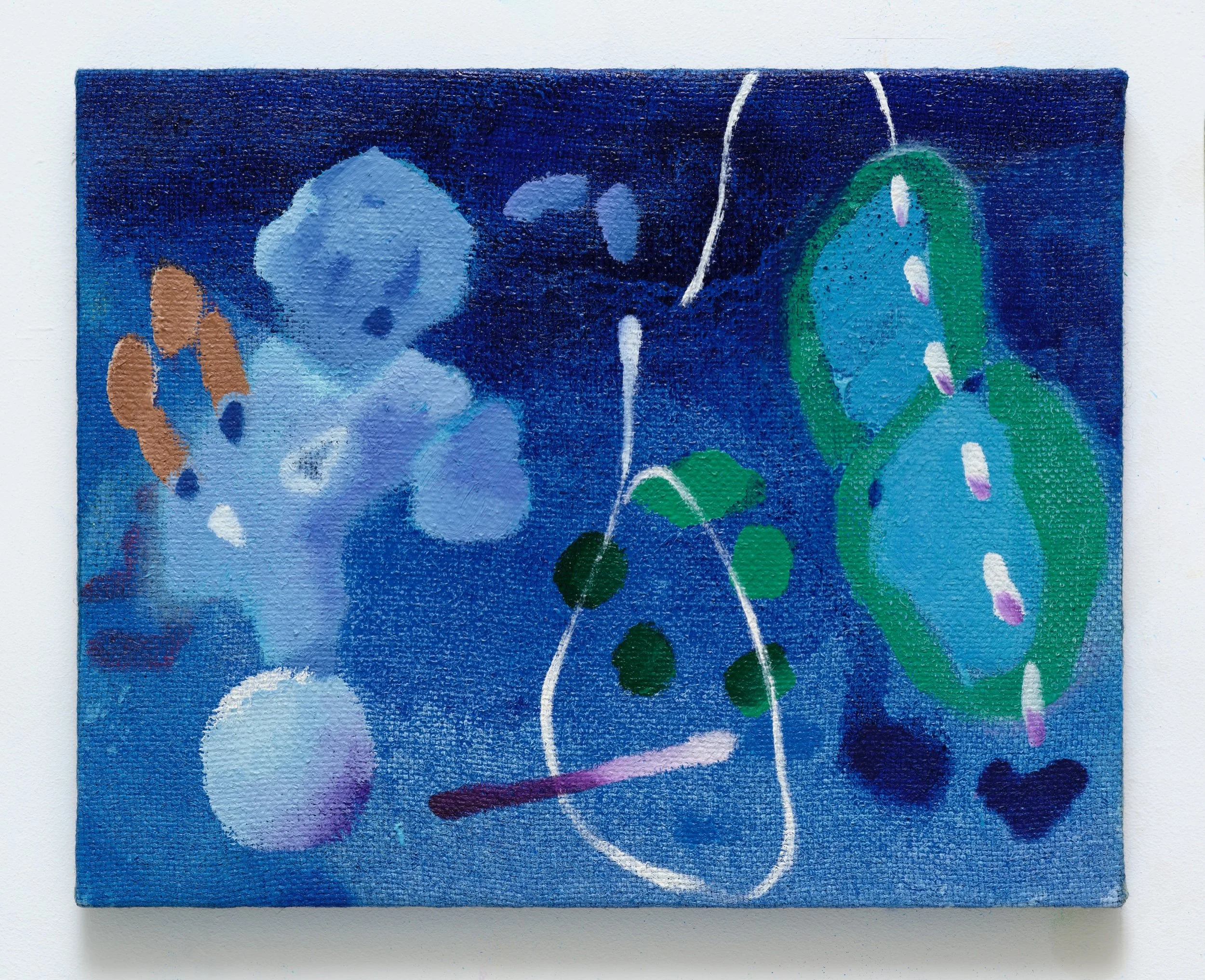 Picture 81 2022, Oil on jute, 40x50cm