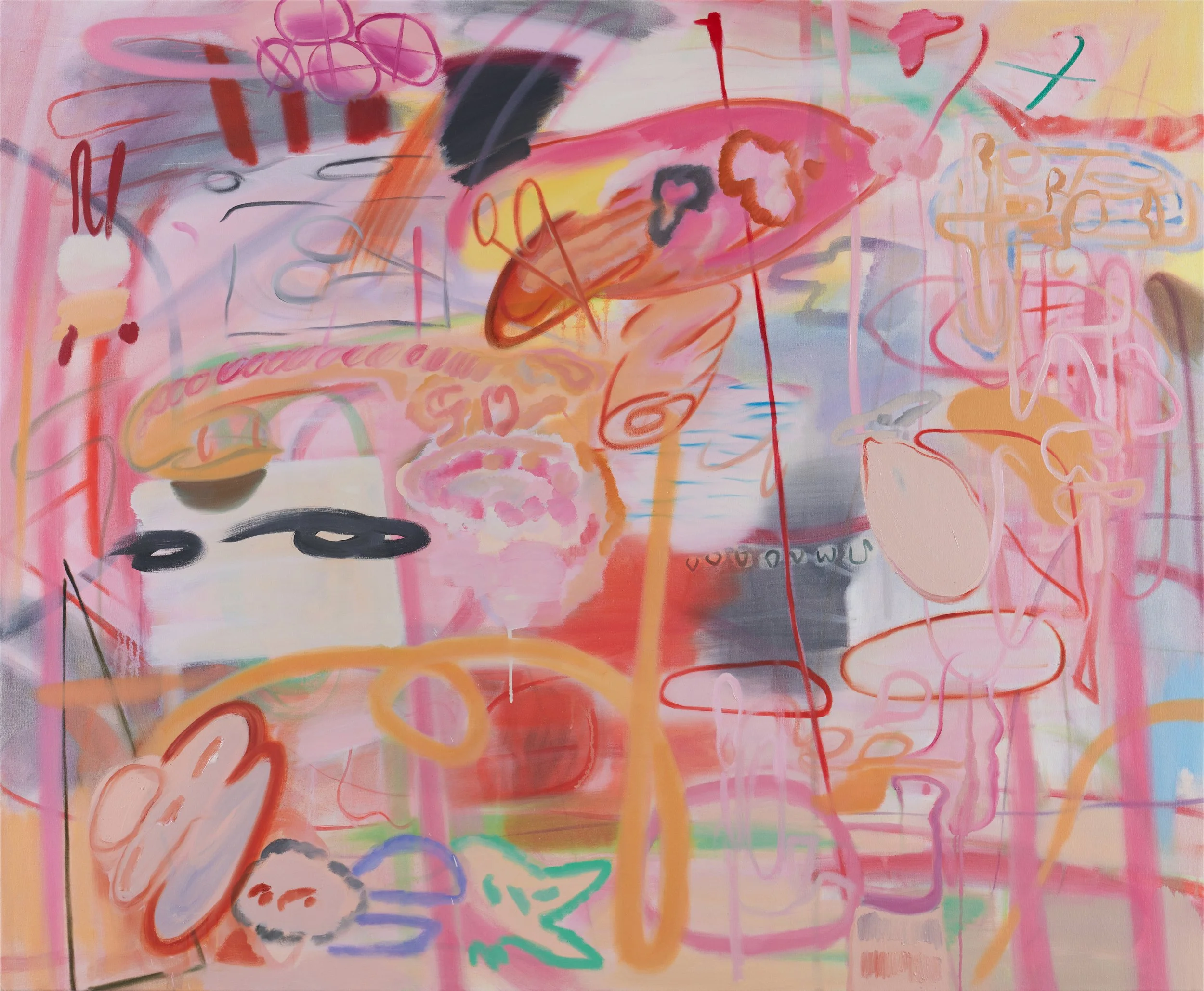 Picture 2-3 2023, Oil on canvas, 140x170cm