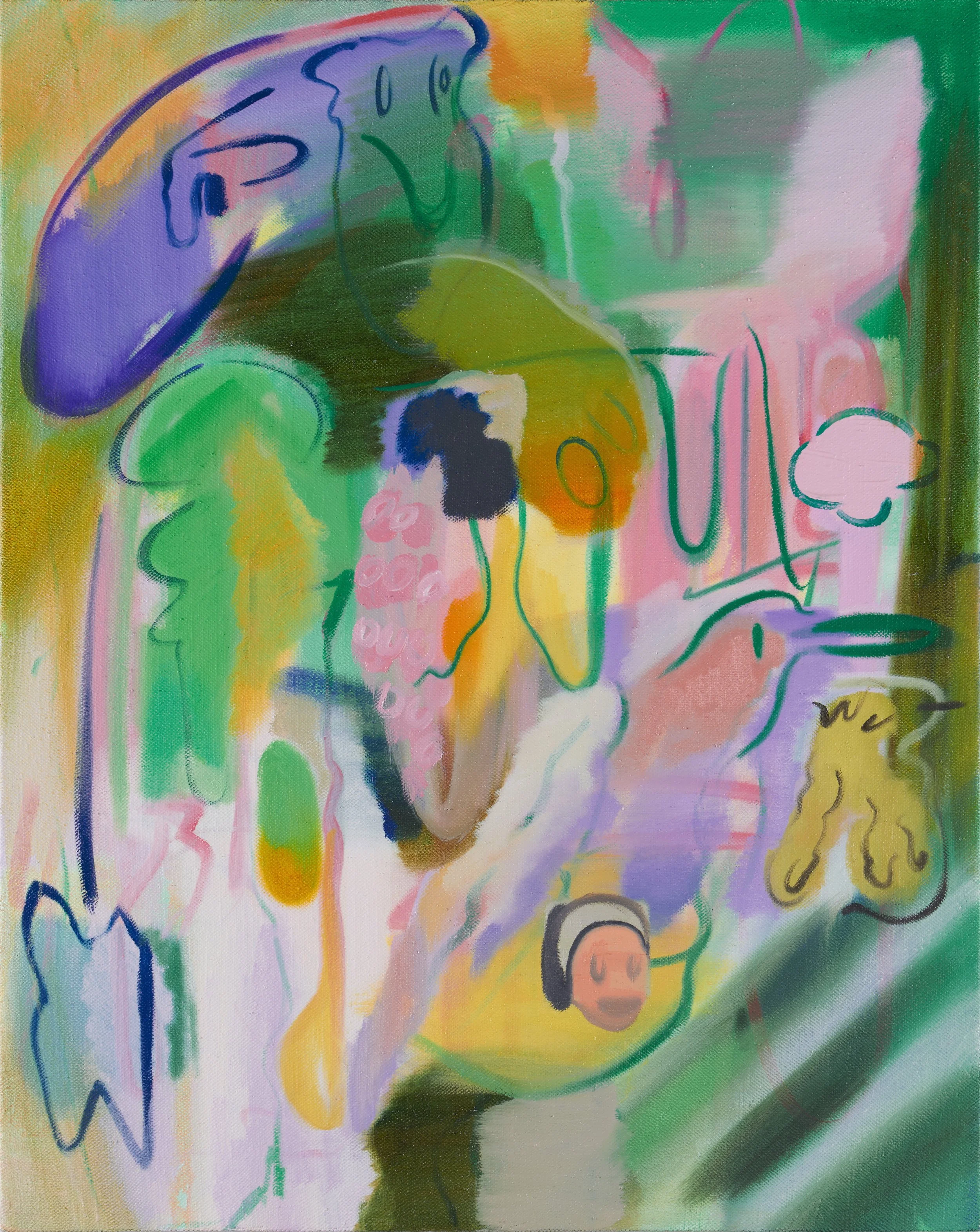 Picture 2-5 2023, Oil on canvas, 90x72.7cm