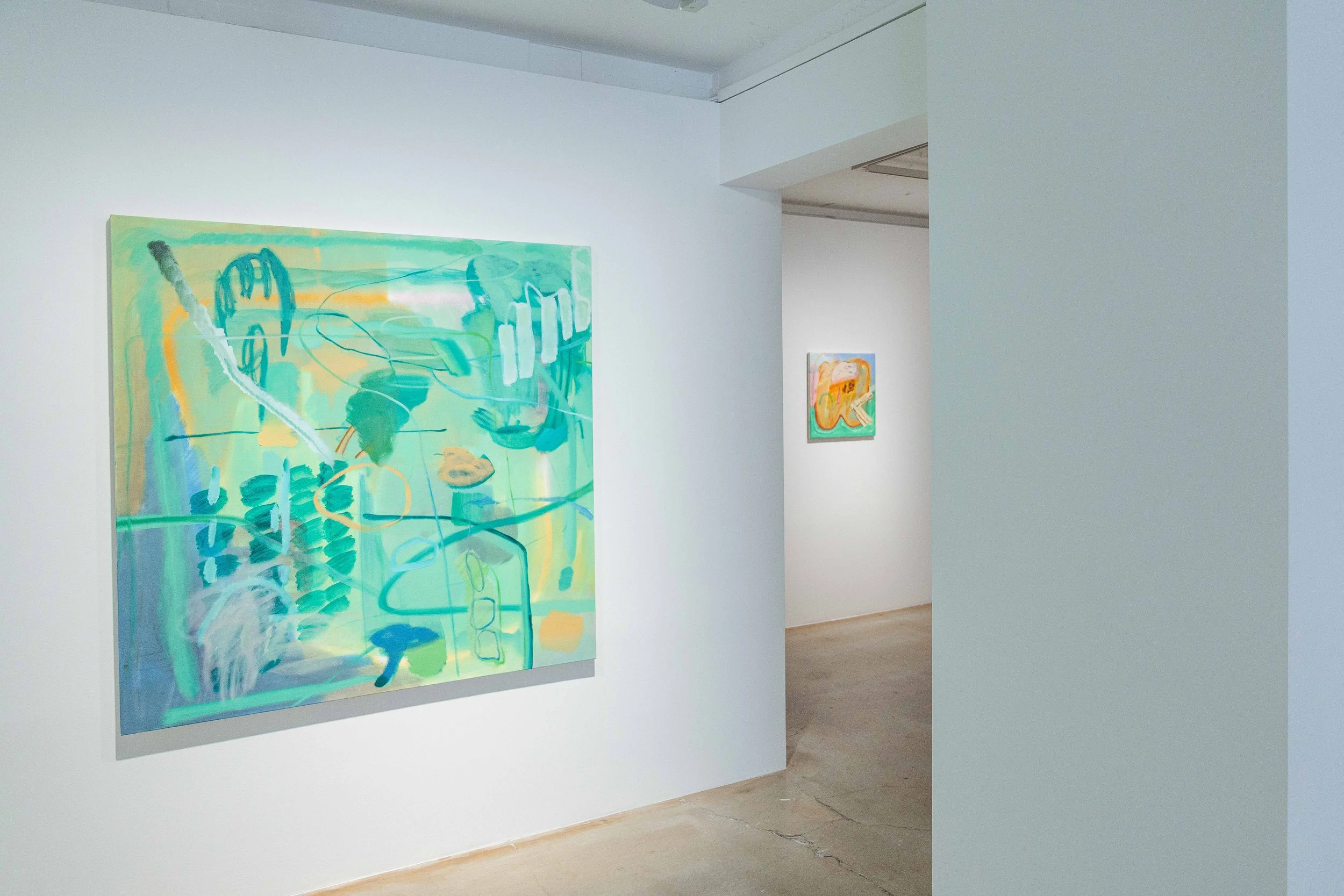 Installation view from 《Nessie》 at Baik Art Seoul, 2024