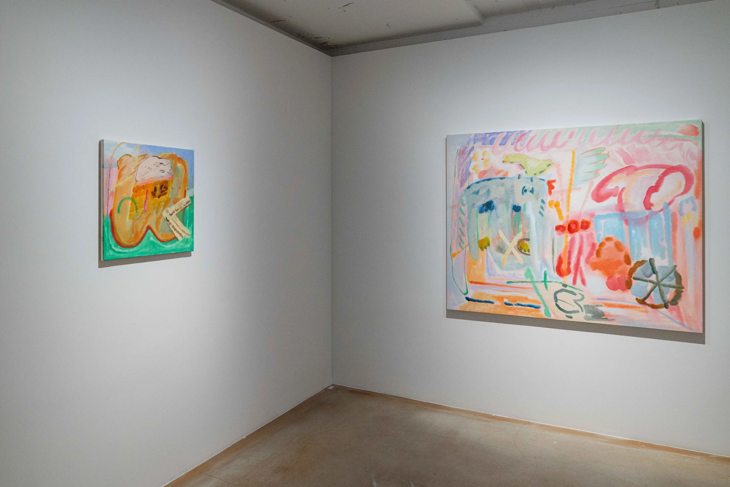 Installation view from 《Nessie》 at Baik Art Seoul, 2024