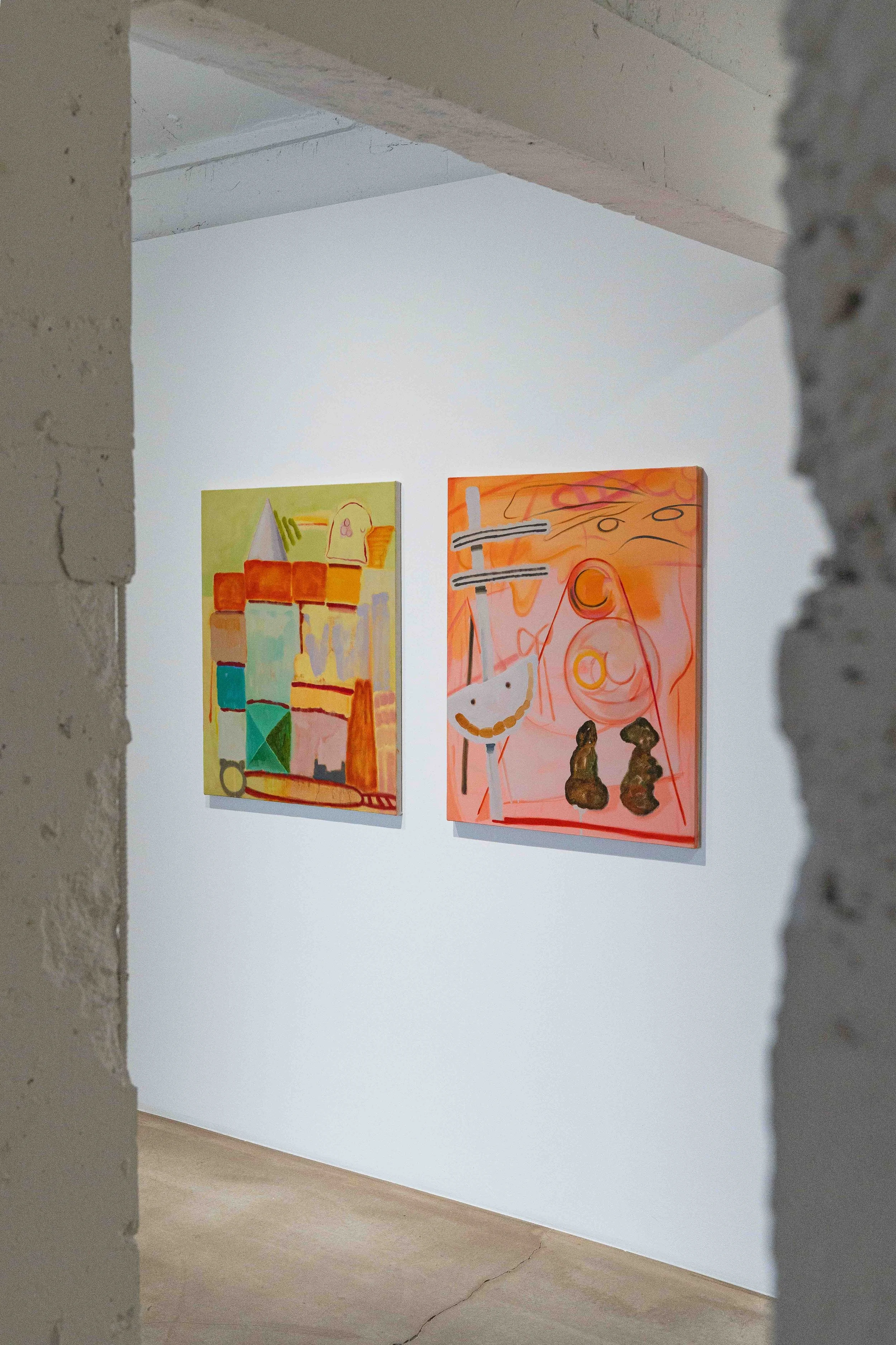Installation view from 《Nessie》 at Baik Art Seoul, 2024