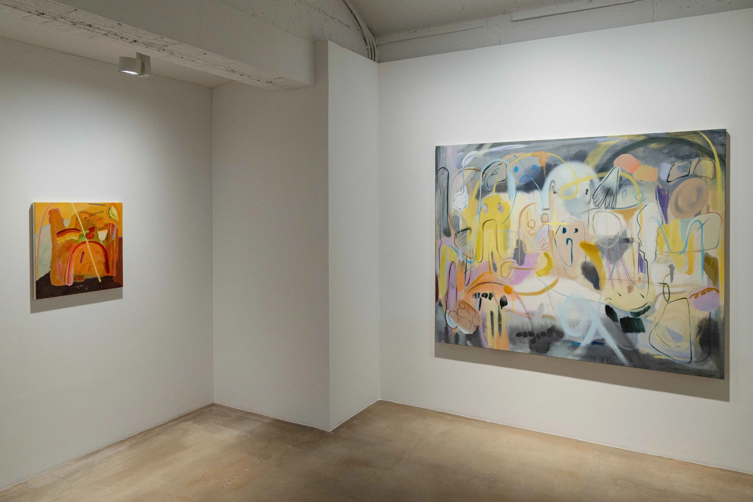 Installation view from 《Nessie》 at Baik Art Seoul, 2024