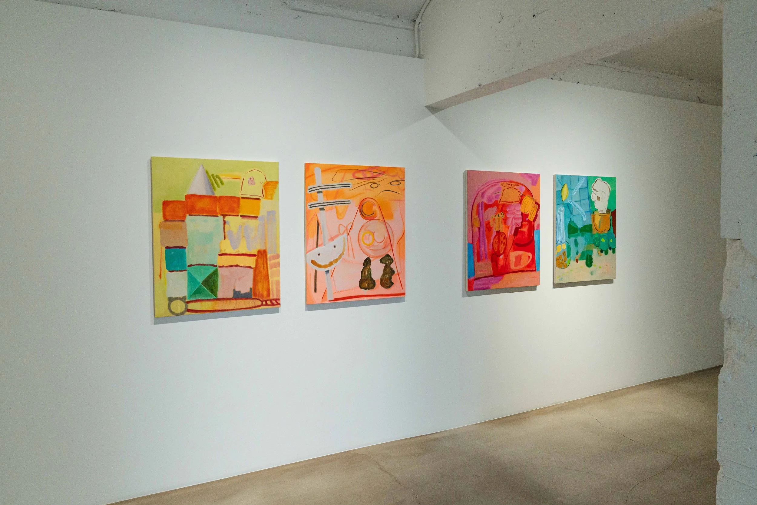 Installation view from 《Nessie》 at Baik Art Seoul, 2024