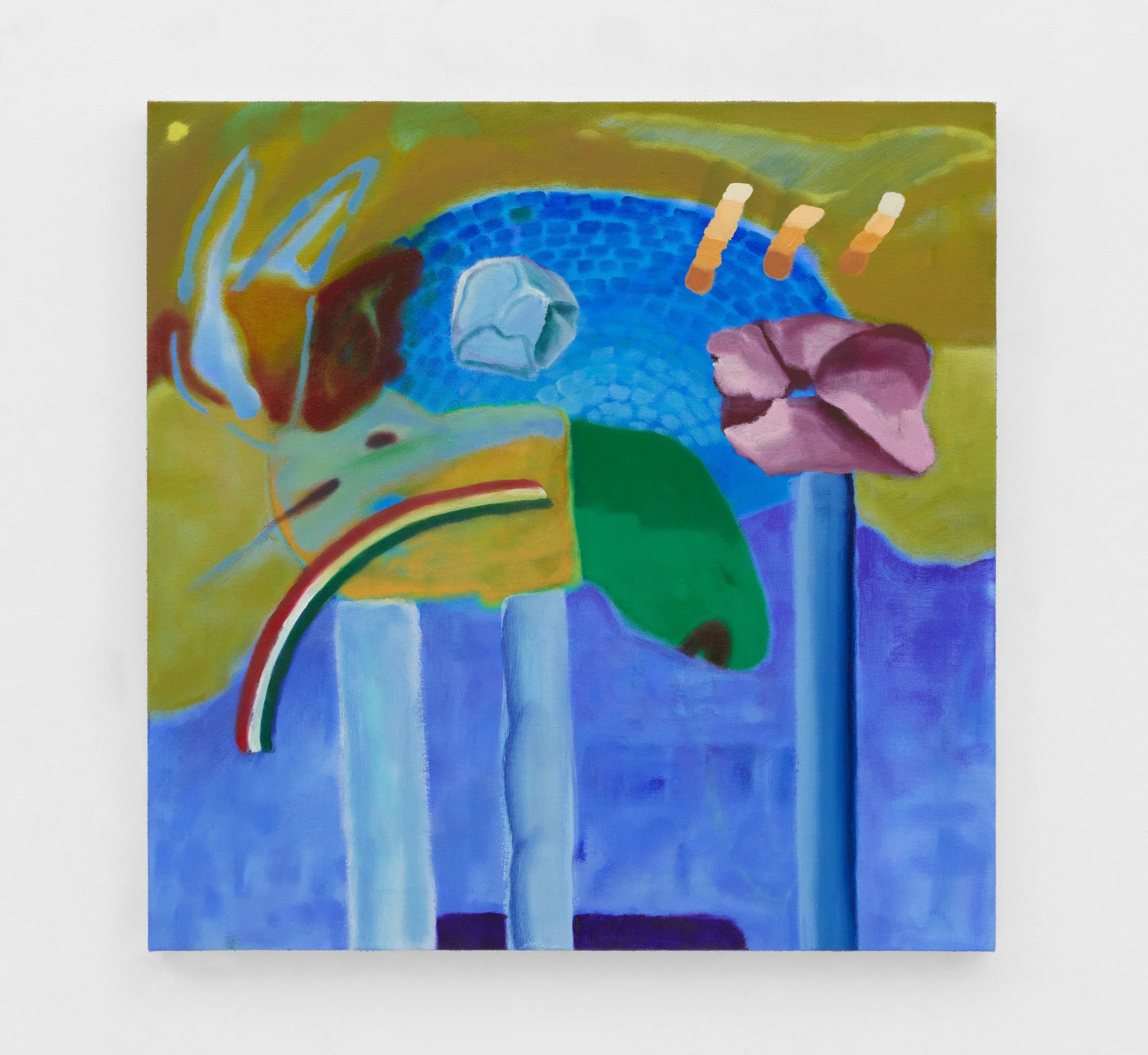 Saeng-Hwal 2025, Oil on canvas, 60.6×60.6cm