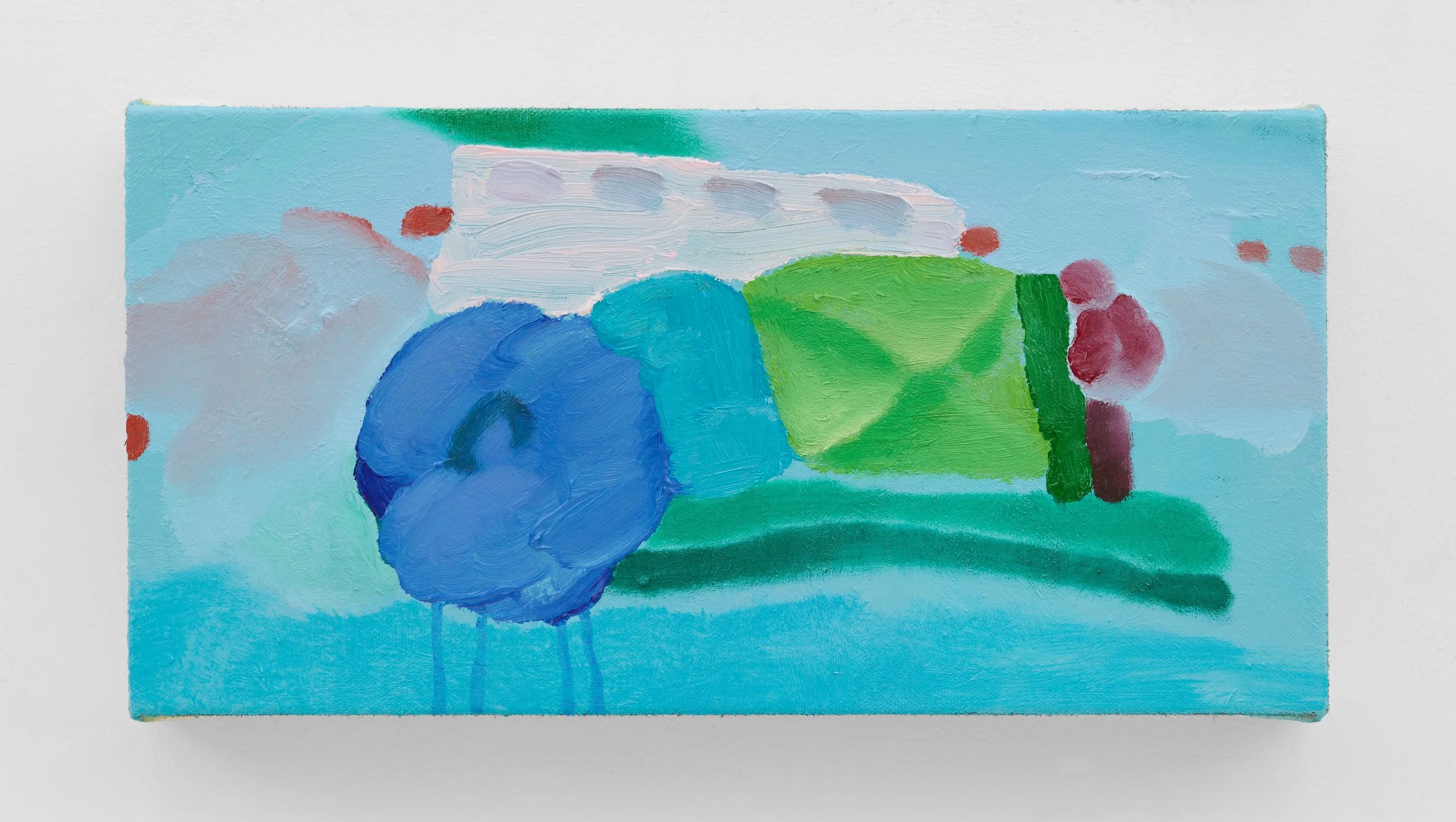 2:06 2025, Oil on canvas, 20.8×40cm