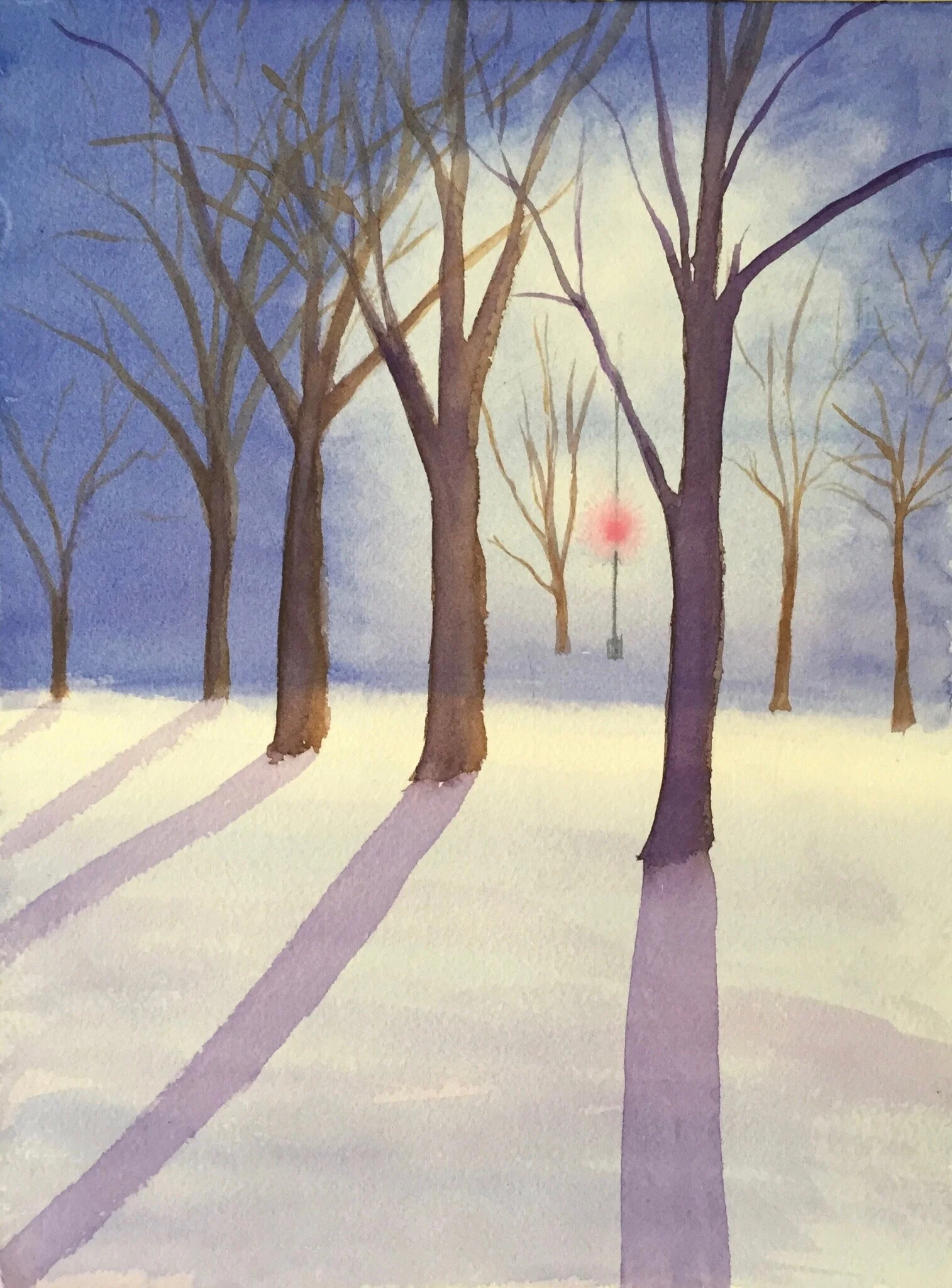 Snow Shadows_Watercolor_9x12.jpeg