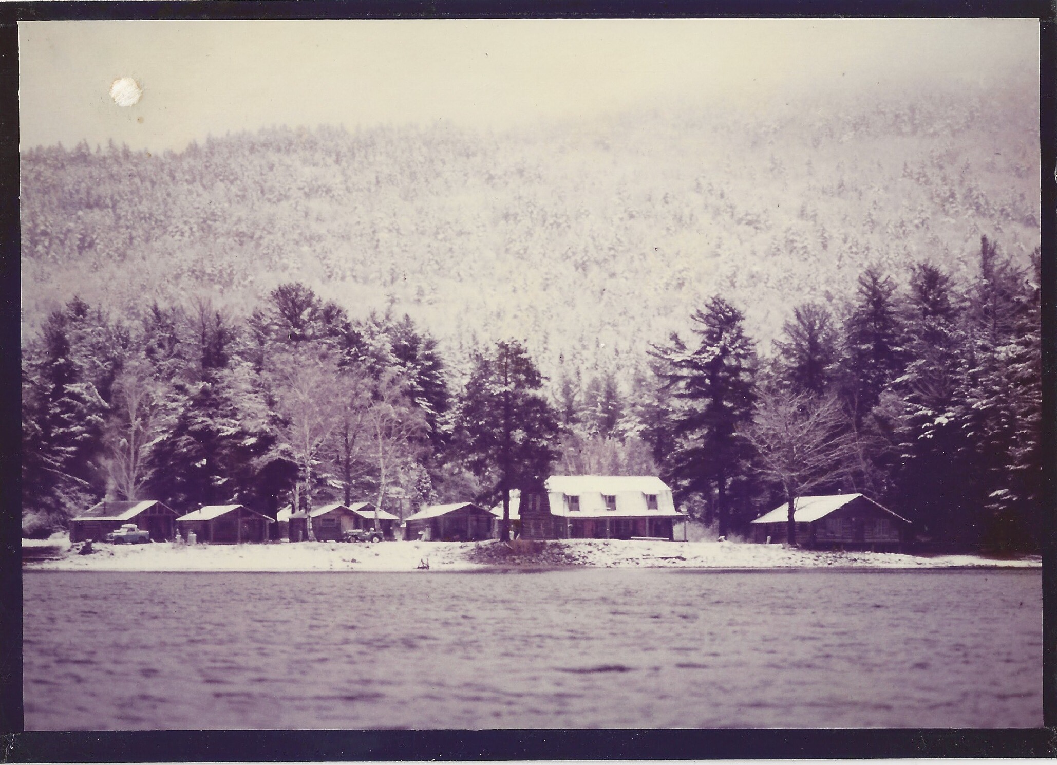 Hardscrabble Lodge, on the shore of Spencer Lake.