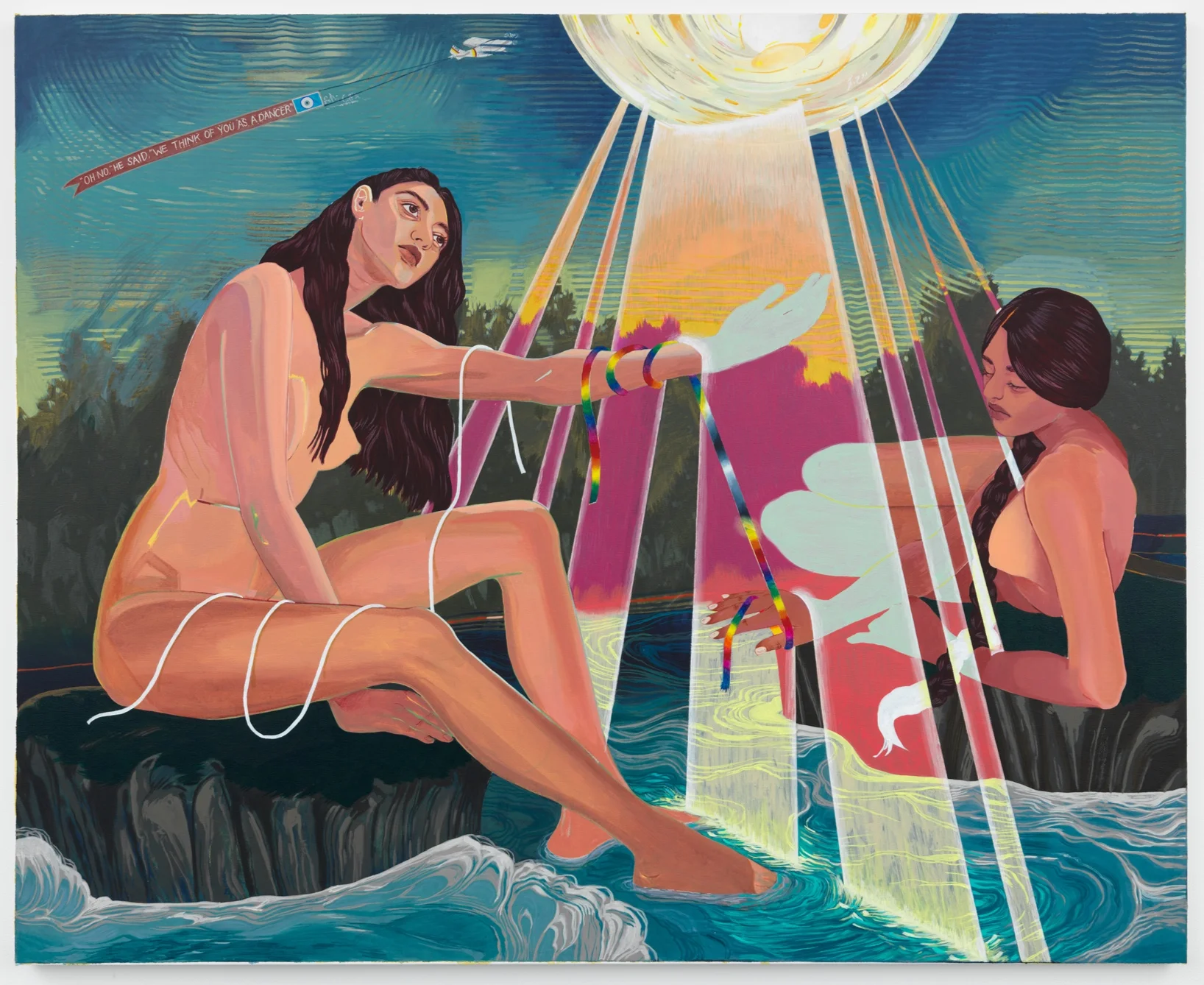 bathers 54’’ x 66’’ acrylic on canvas 2019