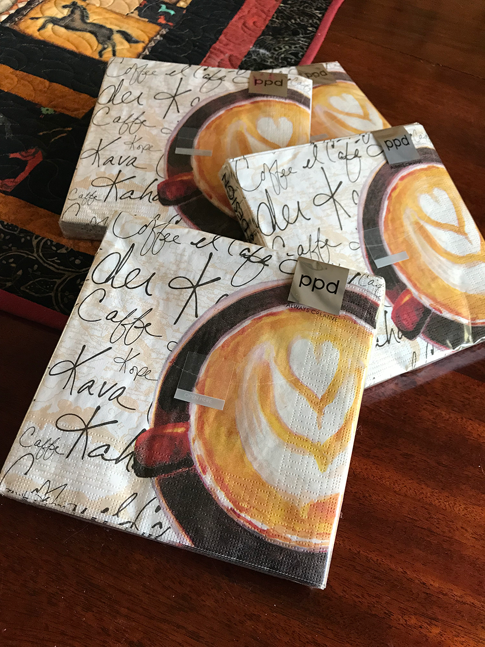 Napkins sold in Germany
