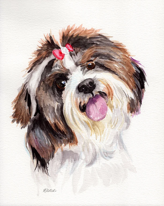 First came the painting...