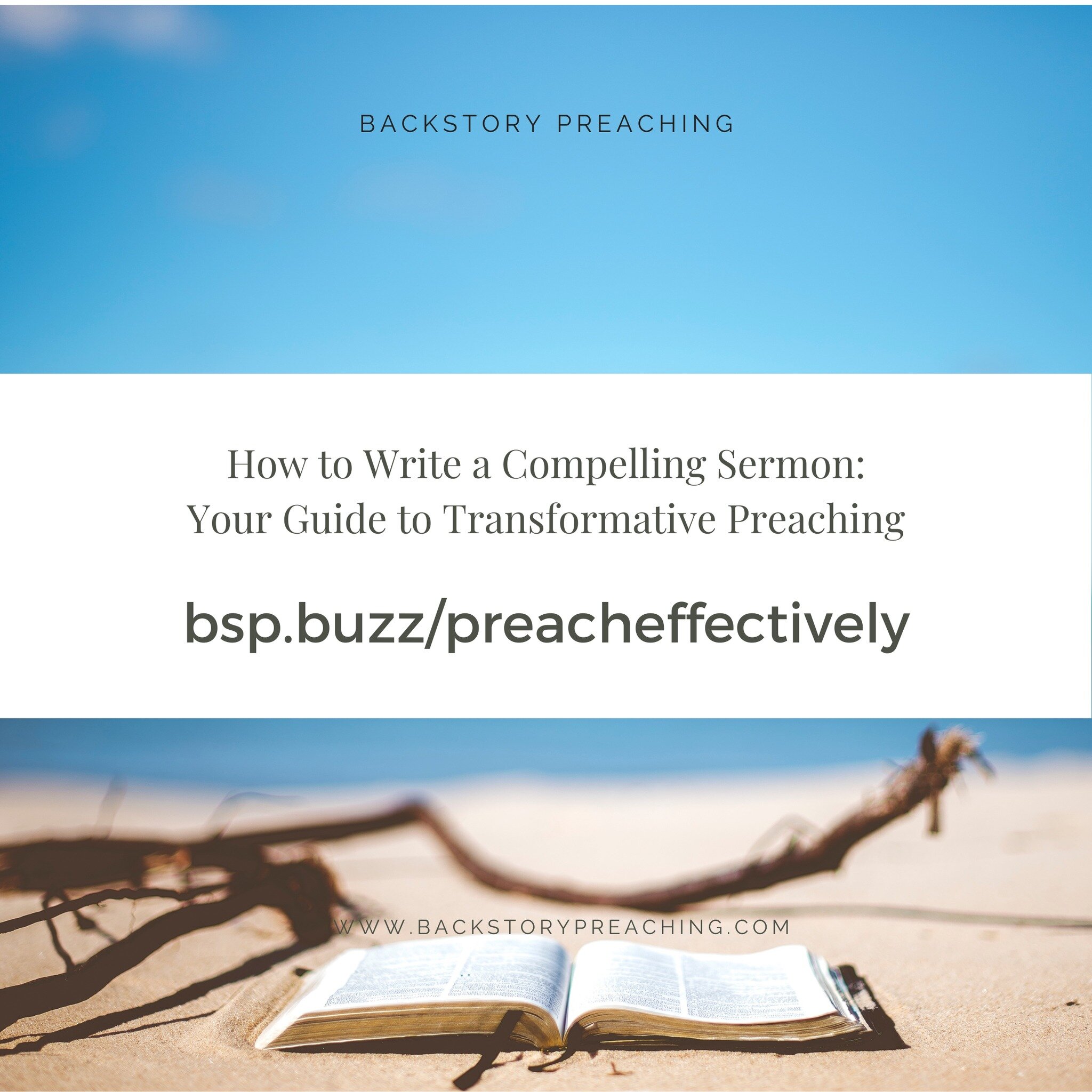 How to Preach More Effectively &amp; Efficiently&mdash;and Enjoy the Process: Your Guide to Transformative Preaching. You'll also receive other resources like this in your inbox on Tuesdays. bsp.buzz/preacheffectively

#backstorypreaching #preaching 