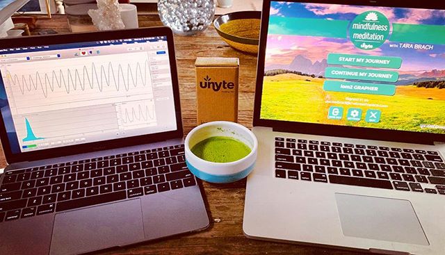 My morning meditation and matcha comparing @HeartMath and Unyte biofeedback programs. .
Where the mind goes the body follows and vice versa. You can change your physiology and your health through something as simple as the breath, meditation and lovi