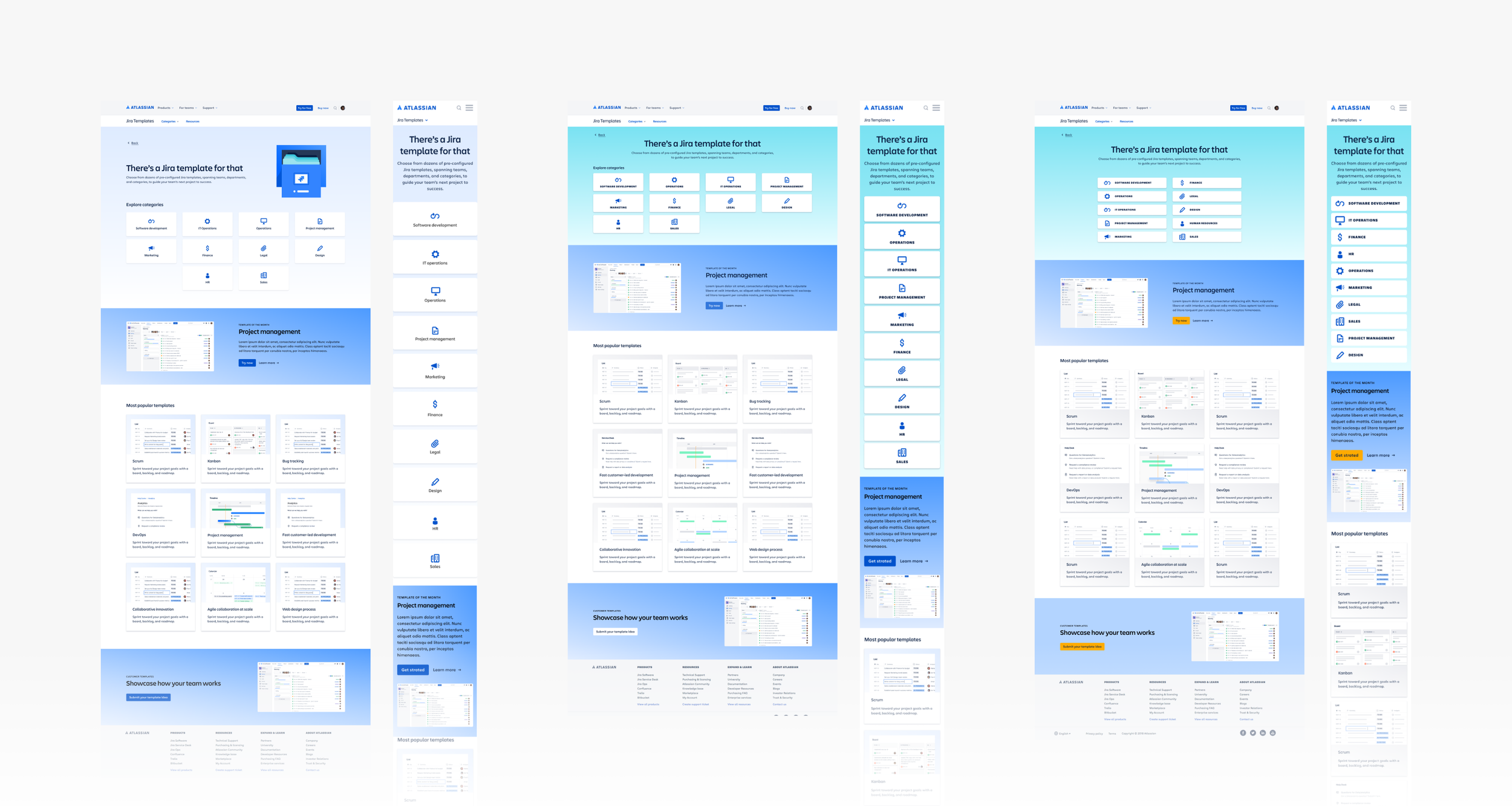   Homepage design iterations:  assessed the page length, content above the fold, optimization on desktop and mobile, color contrast and the need for visuals 