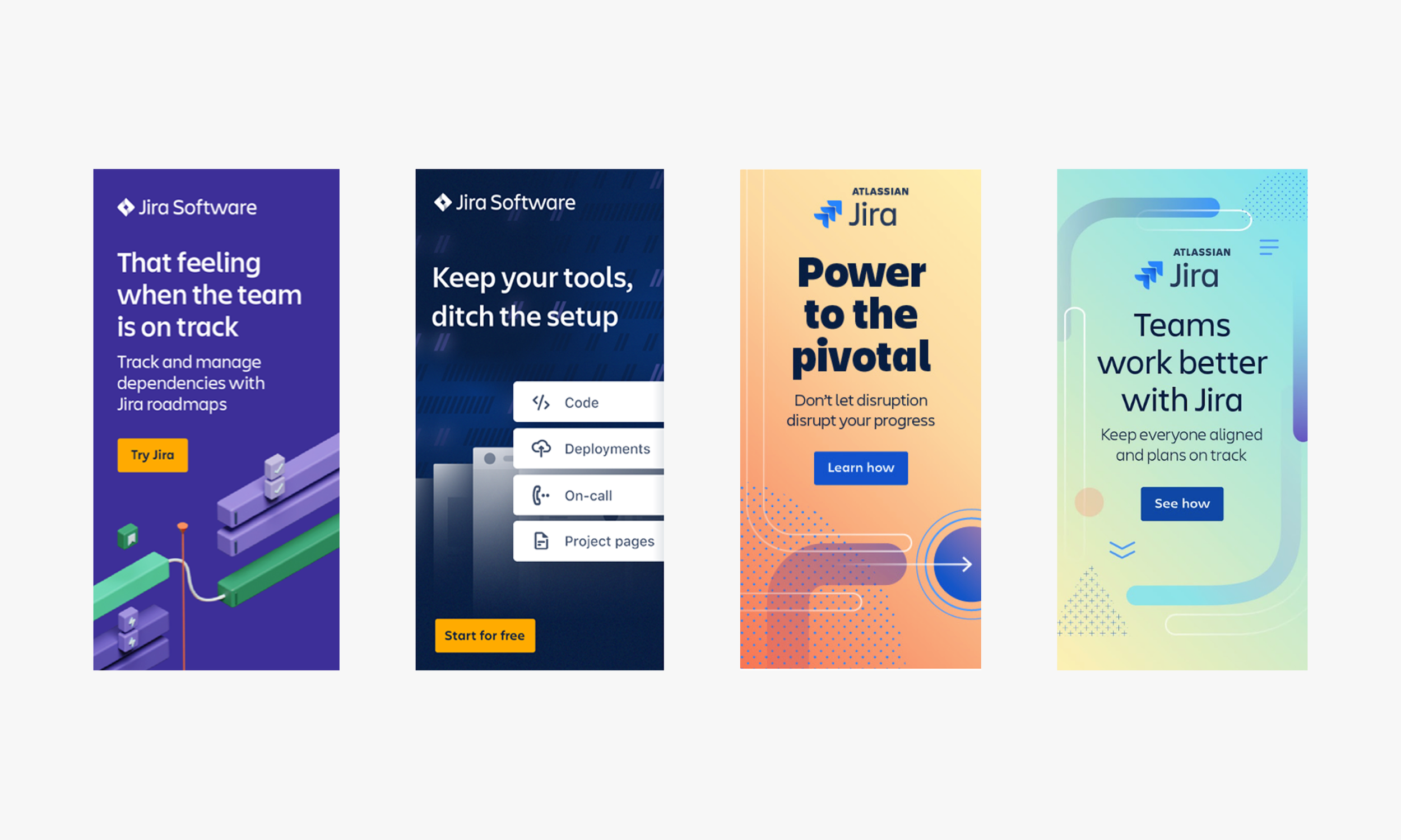   Historical Jira ads : stakeholder want spicy creative, not business as usual 