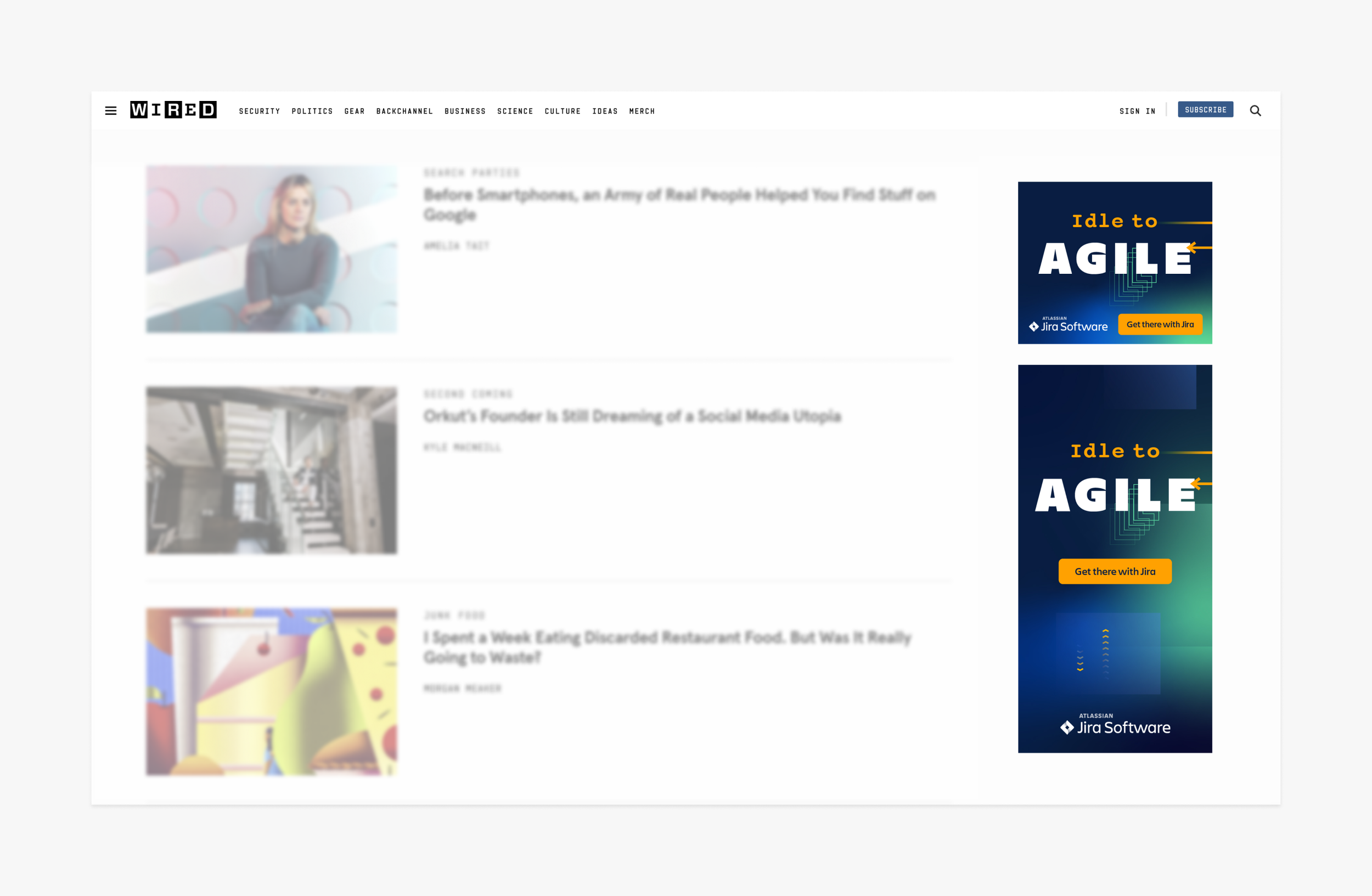   Google display ads:  5 sizes for each category 