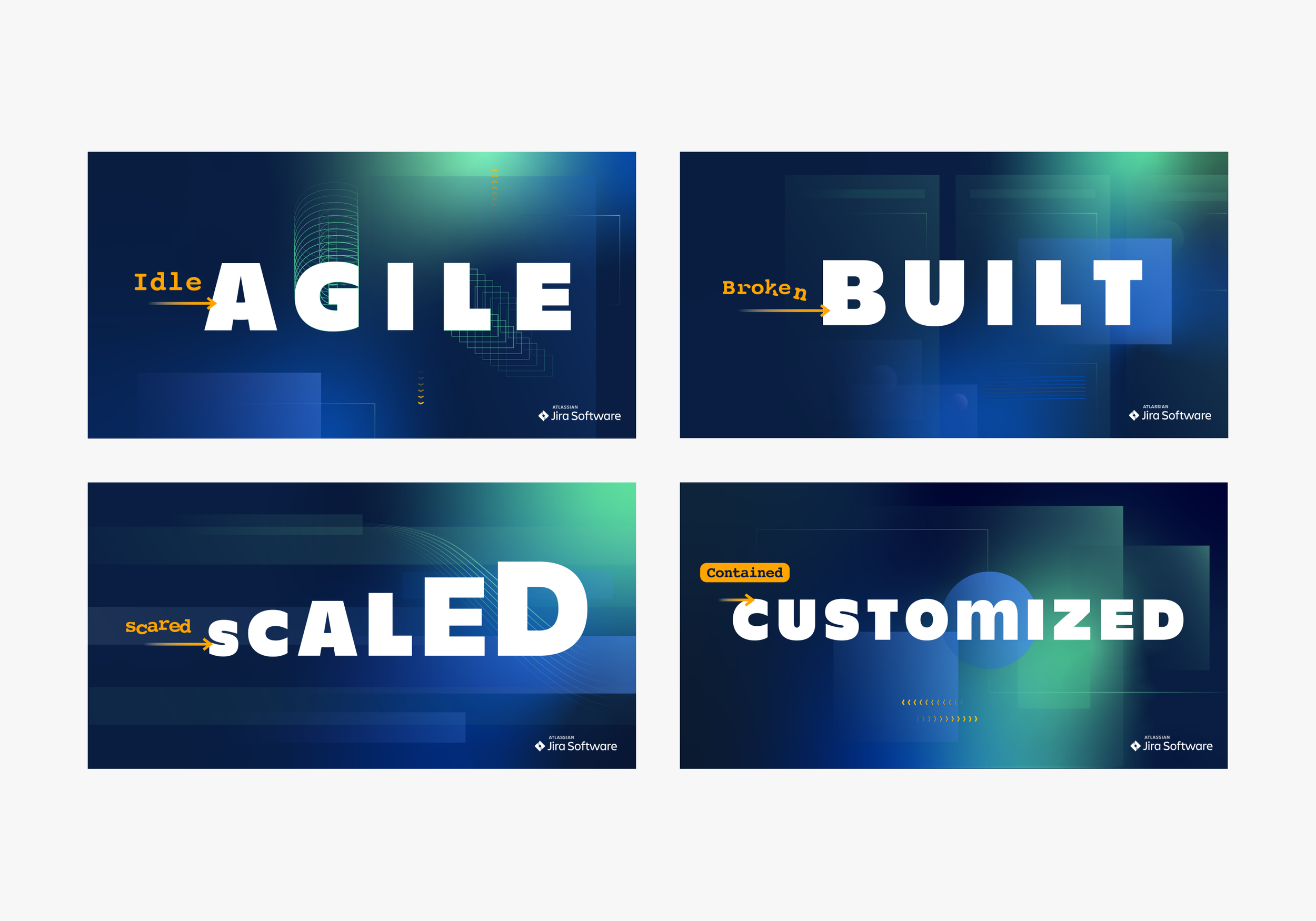   Final creative:  adjusted the color palette to brand colors and tailored the   same design elements across all 4 categories ad sets to align with the messaging and features 