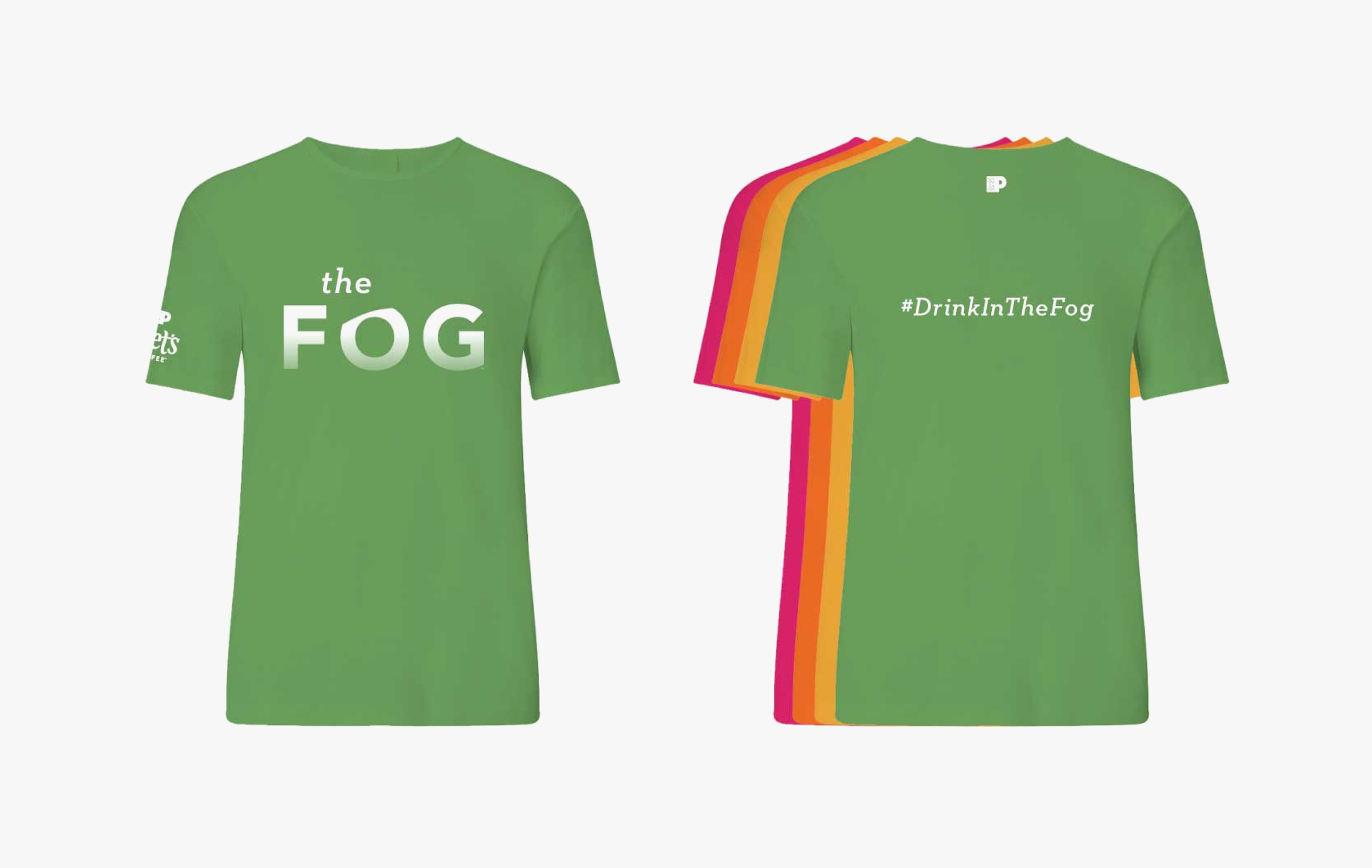   Events:  branded tshirts were worn at events to promote the beverage, staff chose a color based on their favorite flavor 