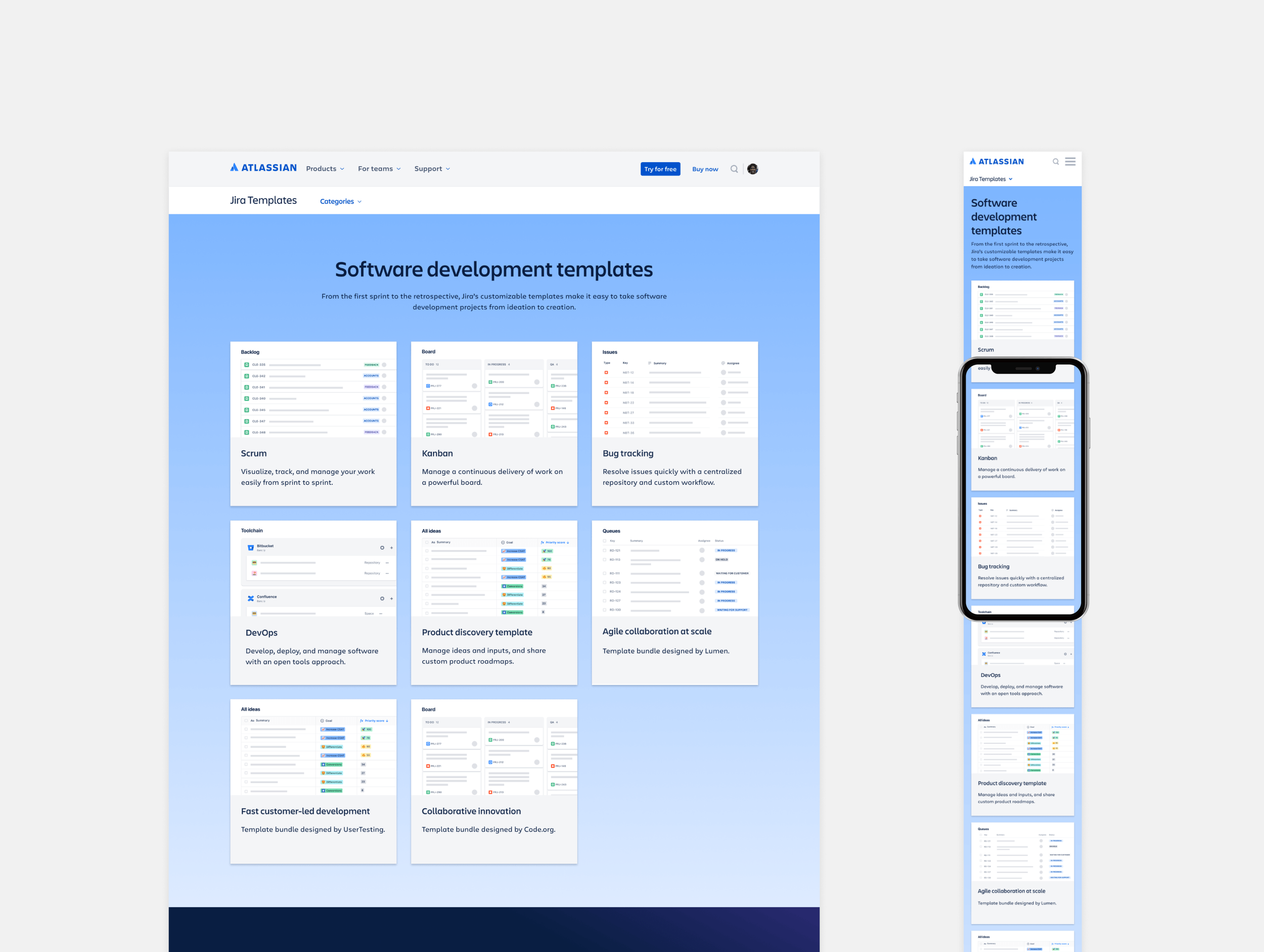   Final team page:  this page design was   used for the 11 unique Teams 