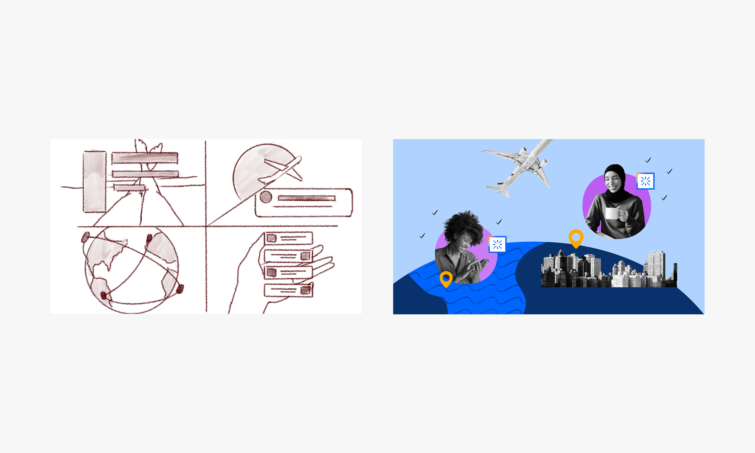   Storyboard to style frames : took inspiration from the storyboards, so final frames often varied from the initial sketches  