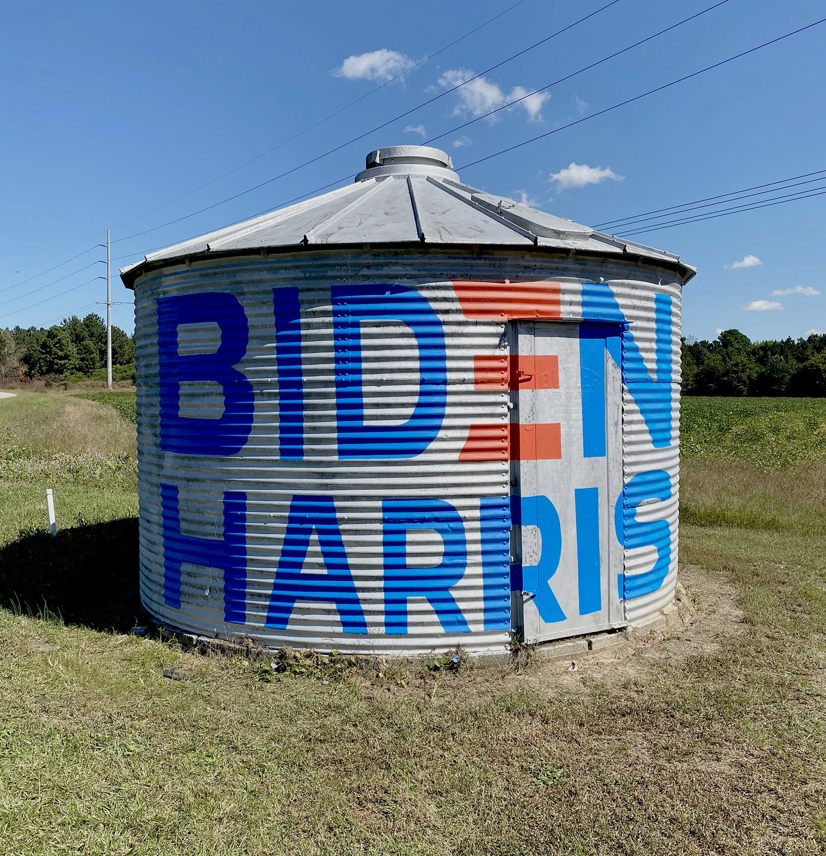 Biden Harris 2020 barn mural Kipper Millsap 4.JPG