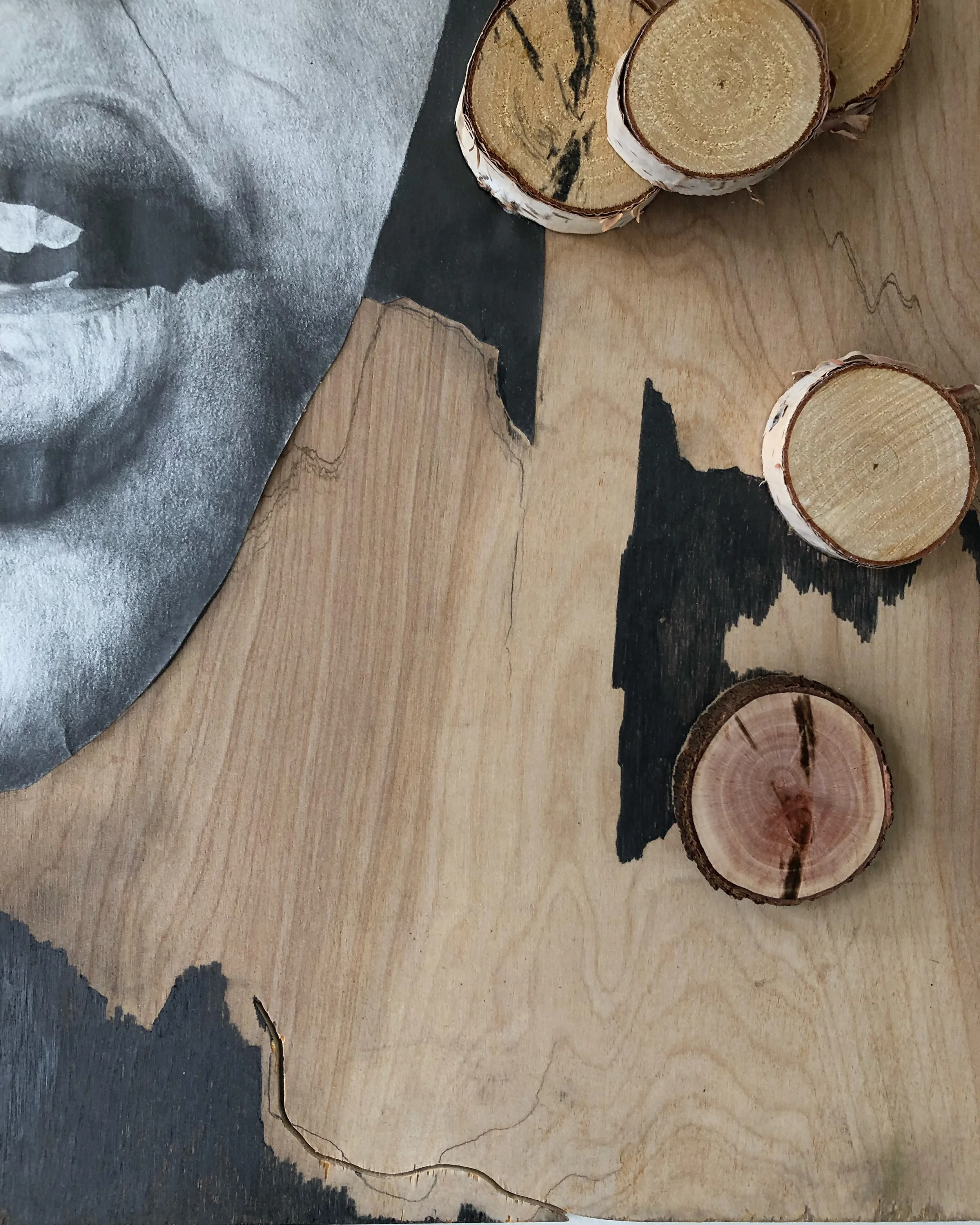  Tea &amp; Crumpets     My first long-term creation, revisiting the piece over a ten-year period. Exhibiting in multiple exhibitions, the most recent being the ‘Inside Job’ with Christie’s auction house, explores shifts in storylines. One of my first