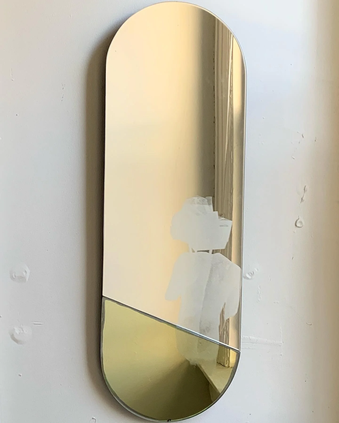    mirror mirror    A limited-edition two-toned HK Living mirror with a laser engraved image derived from paper collage. 30”x10”. 2022   BUY    