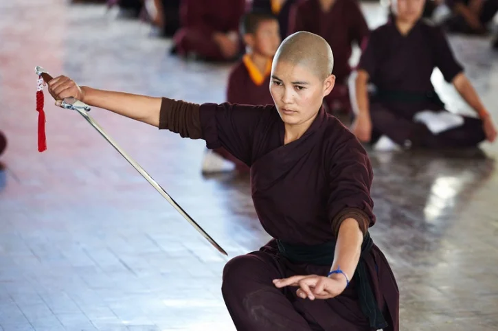 We train with swords, machetes, numchucks, and more