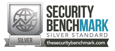 SECURITY SERVICES BENCHMARK Logo silver award