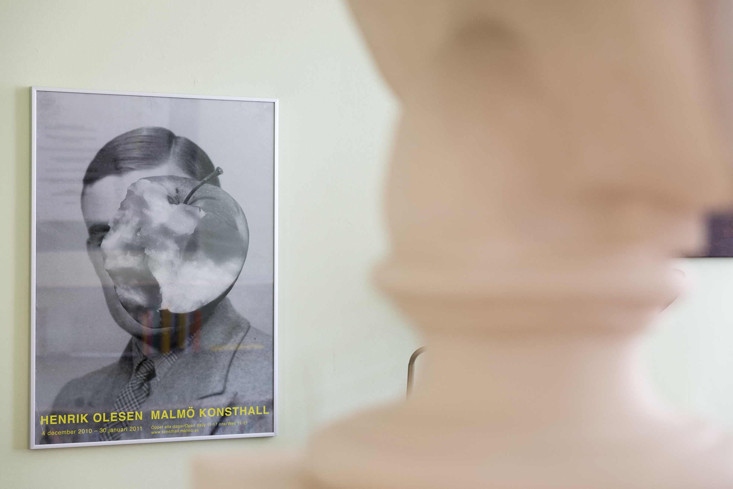 Portrait of Alan Turing, poster Henrik Olesen, Malmö Konsthall, 2011