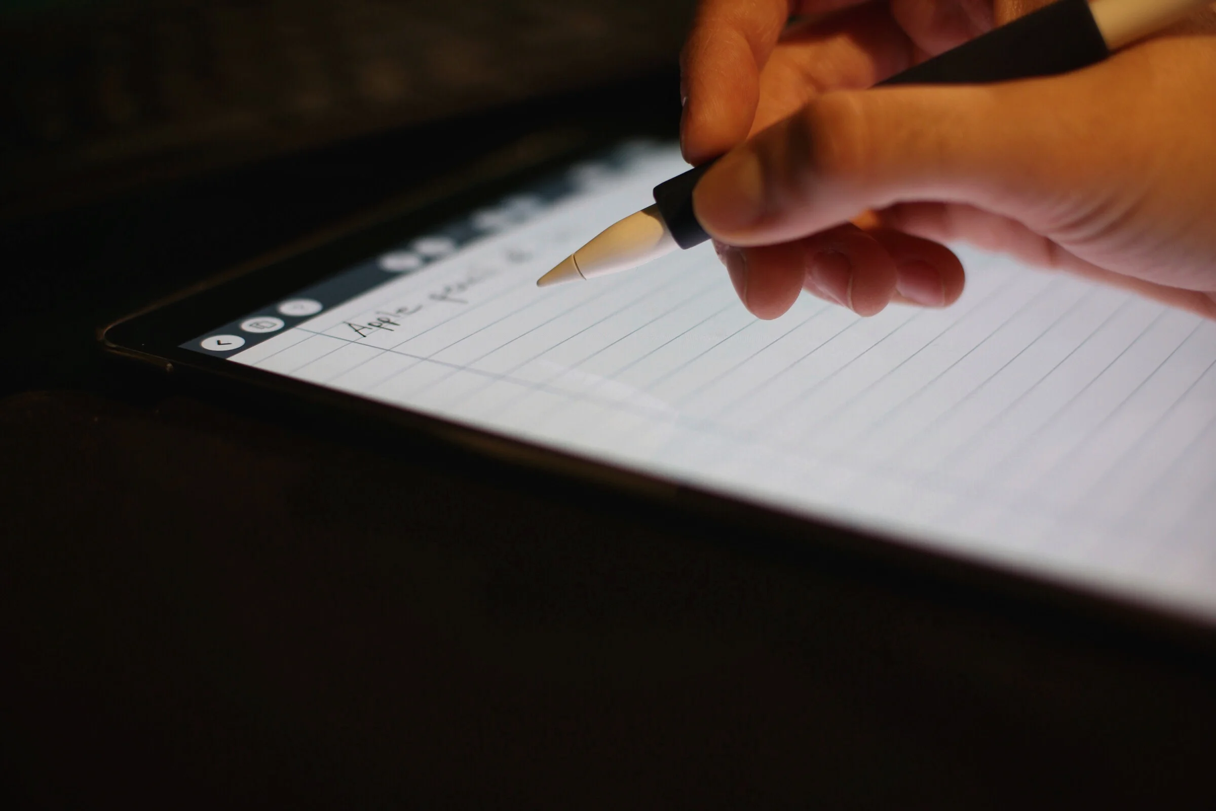 Using the Apple Pencil at University