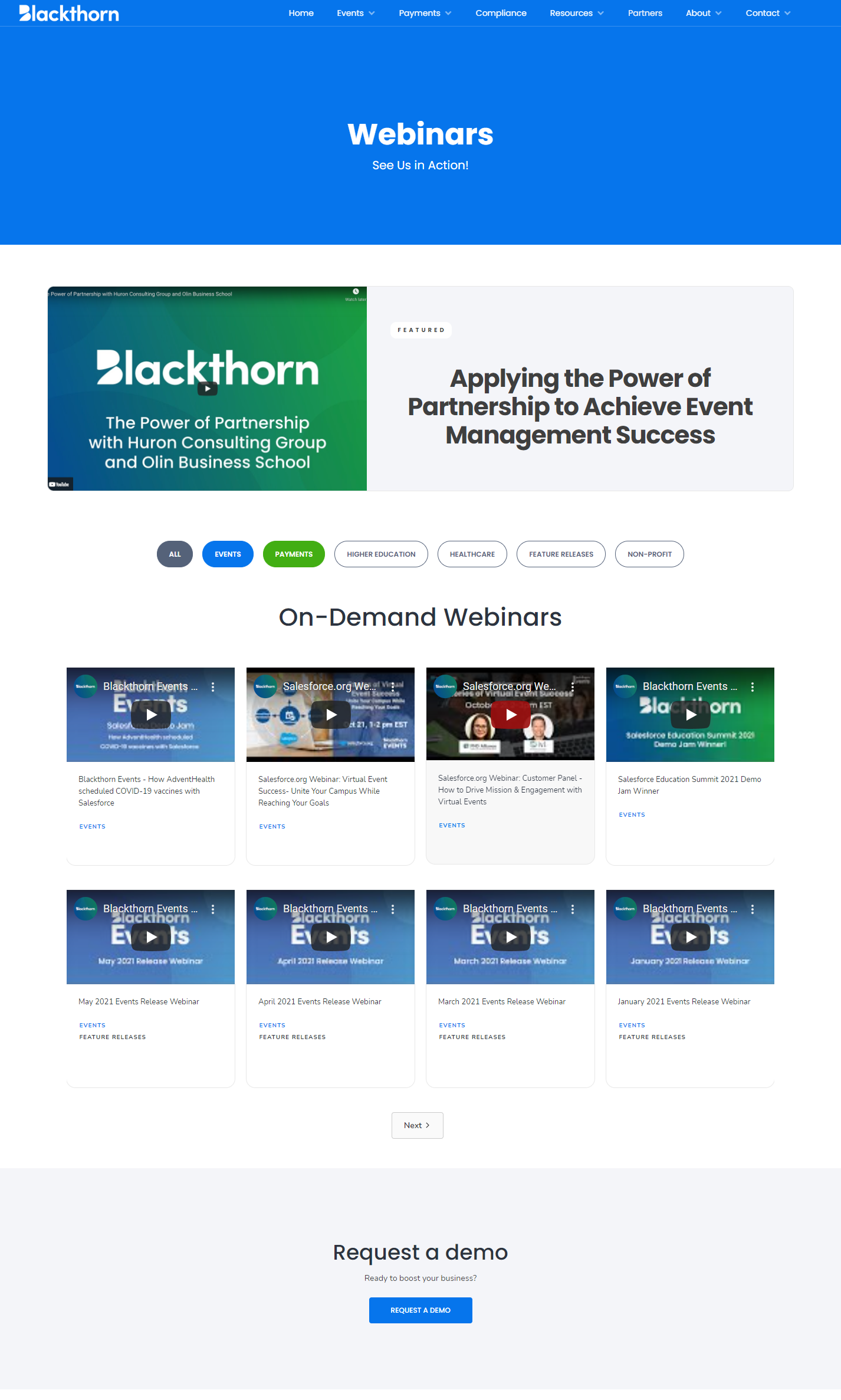 Blackthorn On-Demand Webinars