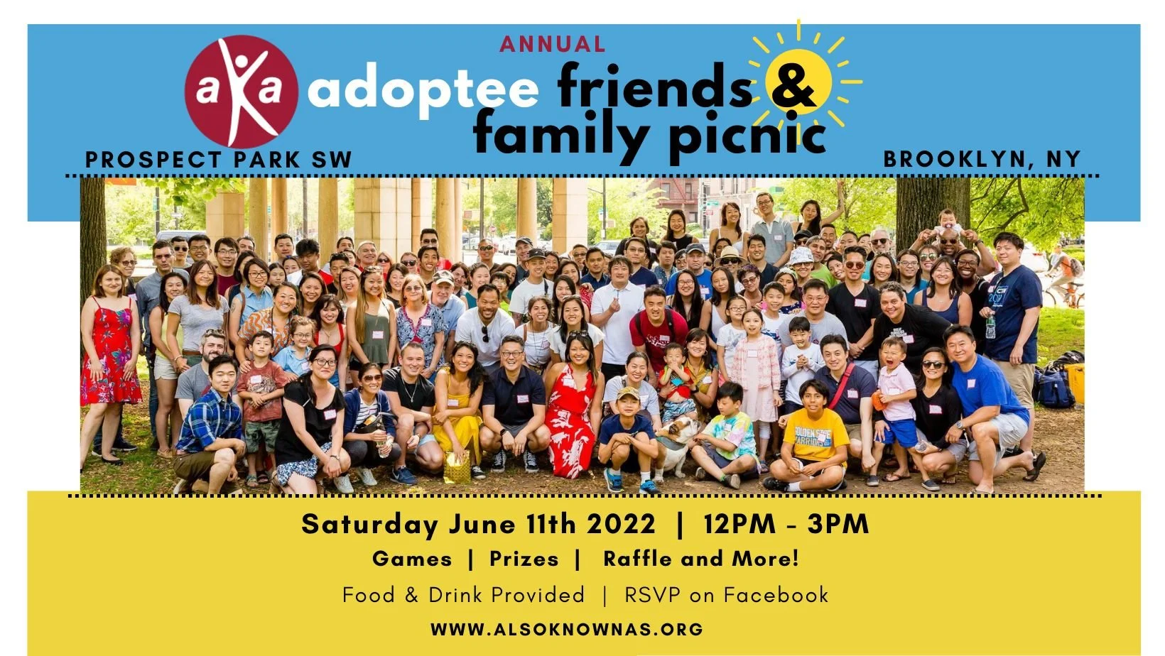 AKA's Annual Adoptee Picnic at Prospect Park!