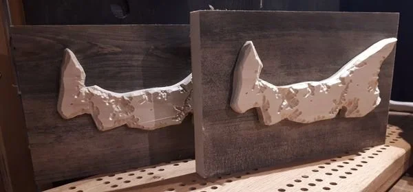 Small PEI Map Relief