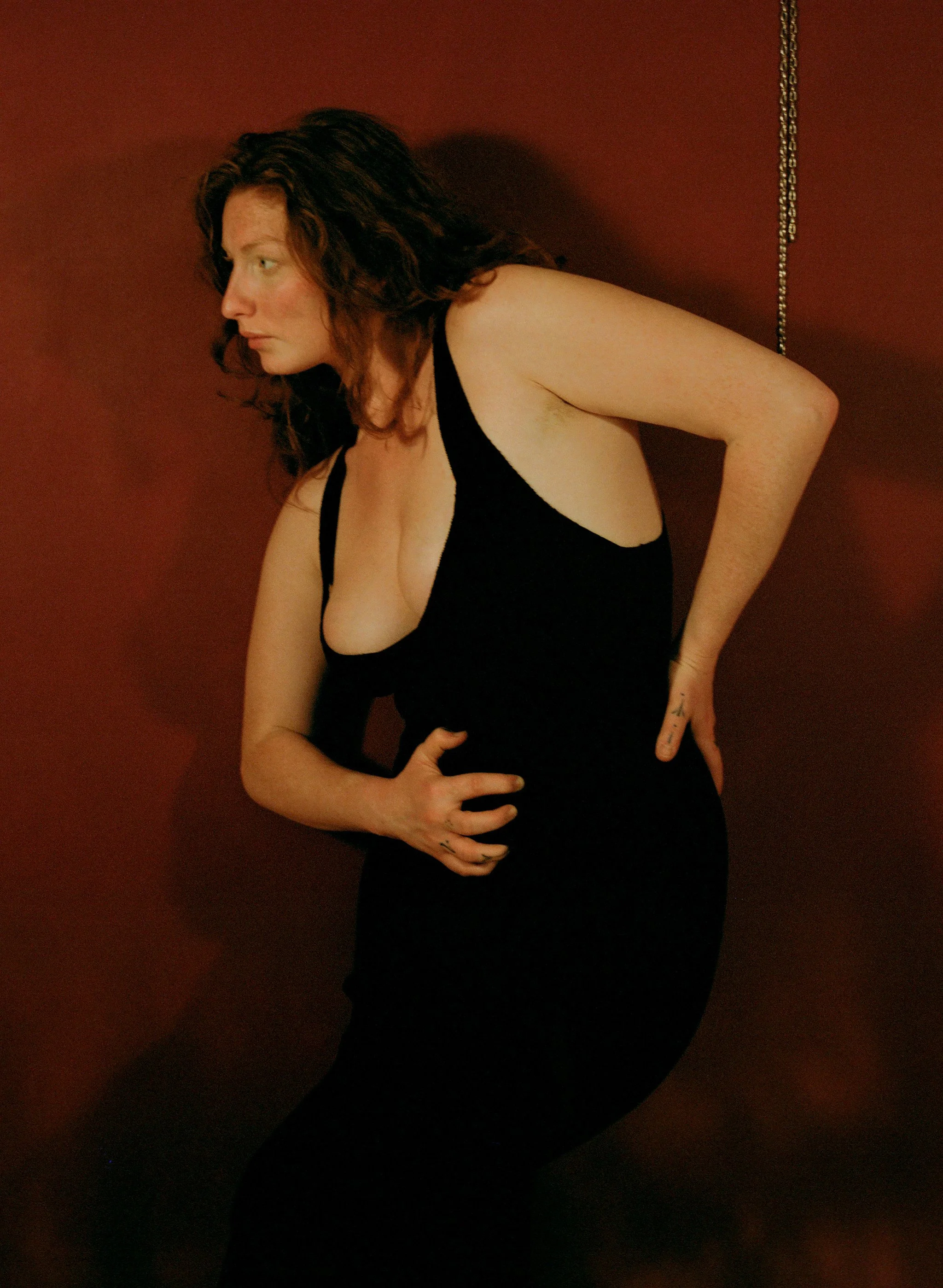 Emilion High Stretch Dress in Black